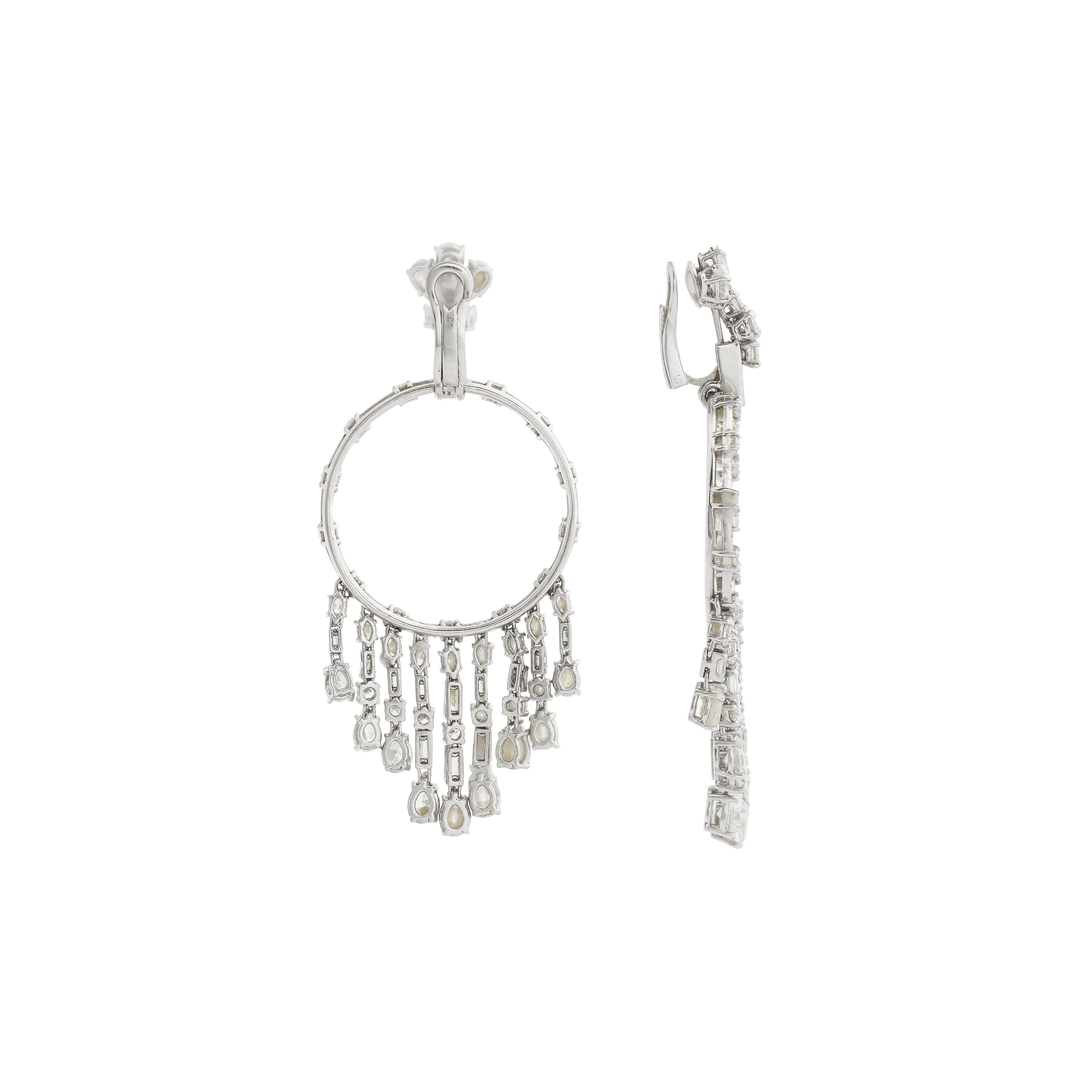 GRAFF PAIRE DE BOUCLES D'OREILLES DIAMANTS 'GYPSY' image 2