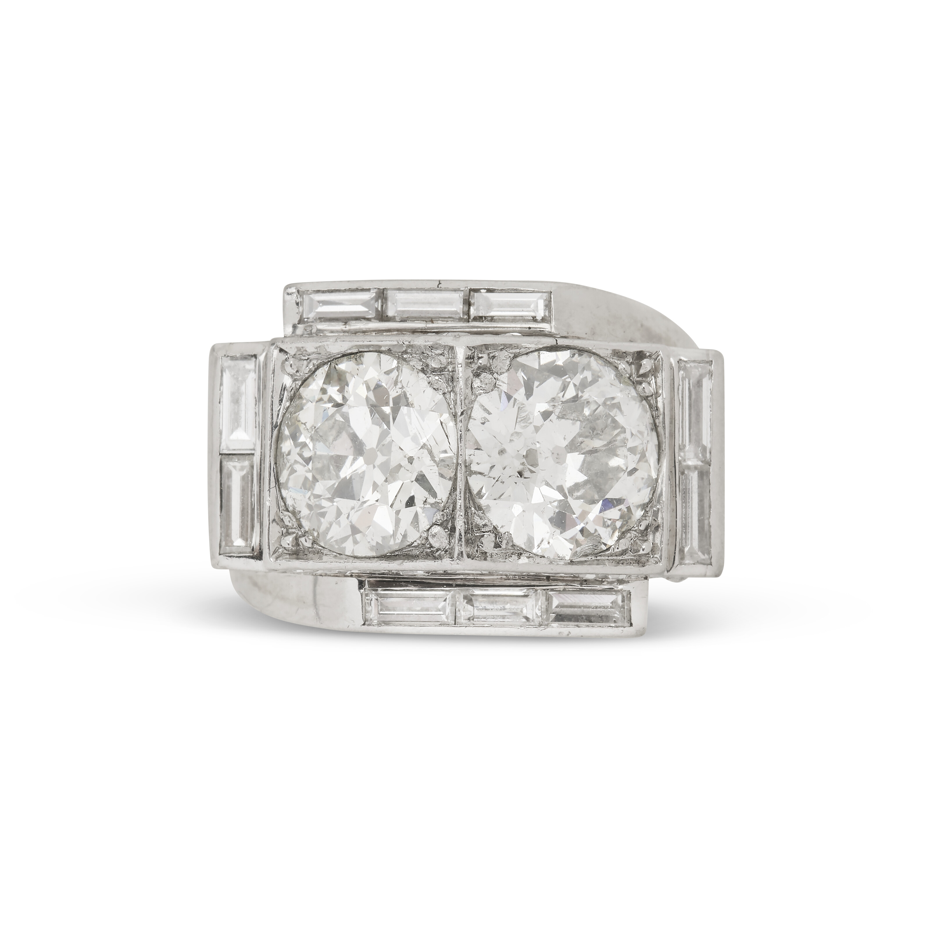 BAGUE ART DÉCO DIAMANTS