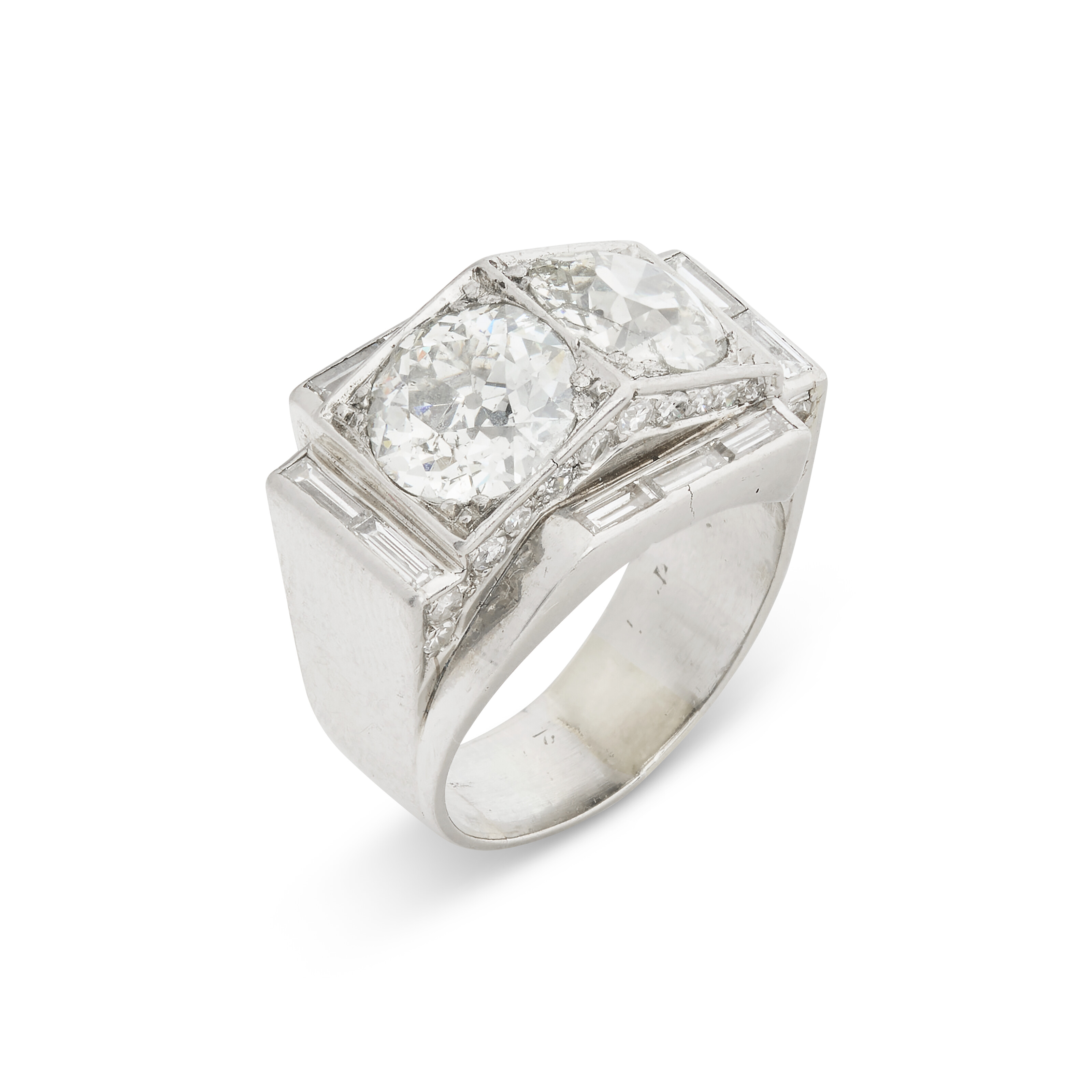 BAGUE ART DÉCO DIAMANTS image 2