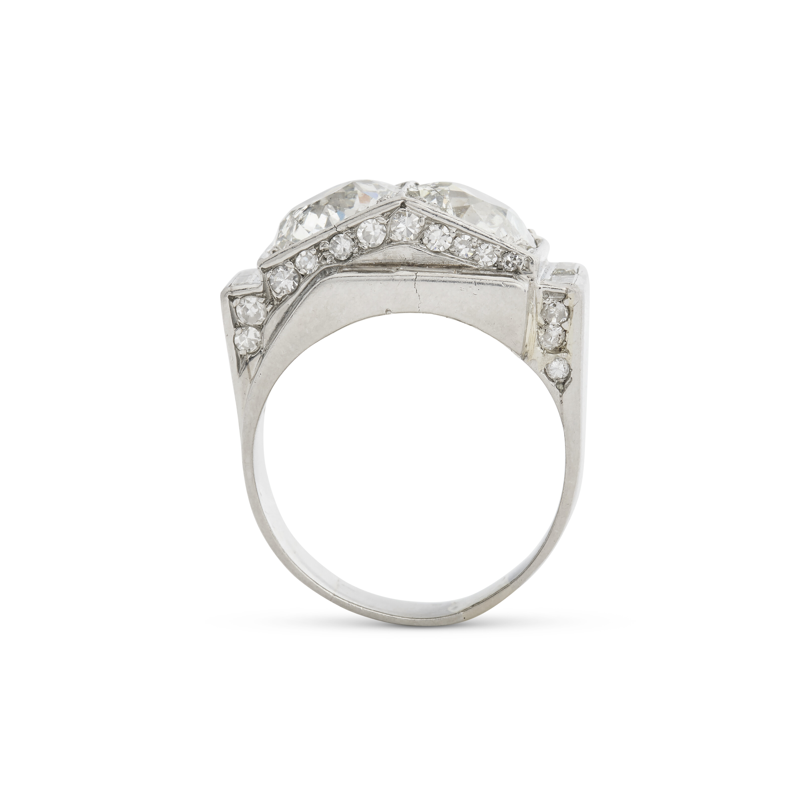 BAGUE ART DÉCO DIAMANTS image 4