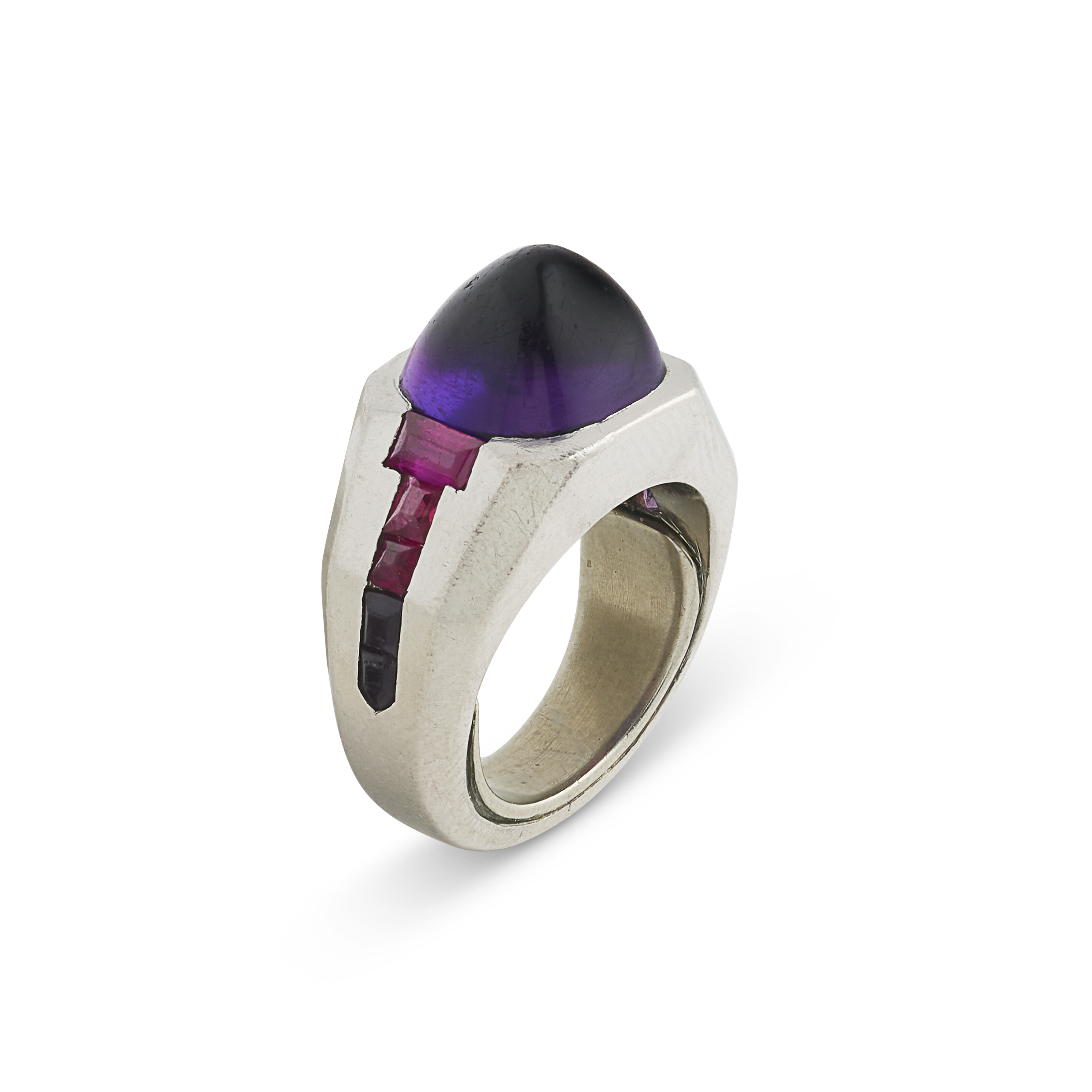 SUZANNE BELPERRON BAGUE AMÉTHYSTES ET RUBIS image 2