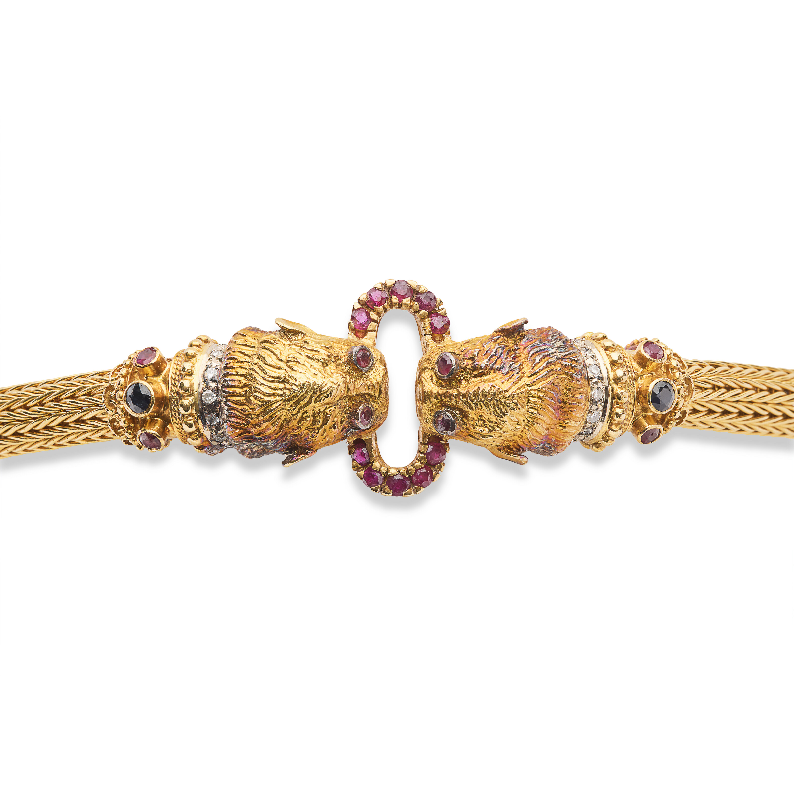 ILIAS LALAOUNIS COLLIER RUBIS, SAPHIRS ET DIAMANTS image 4