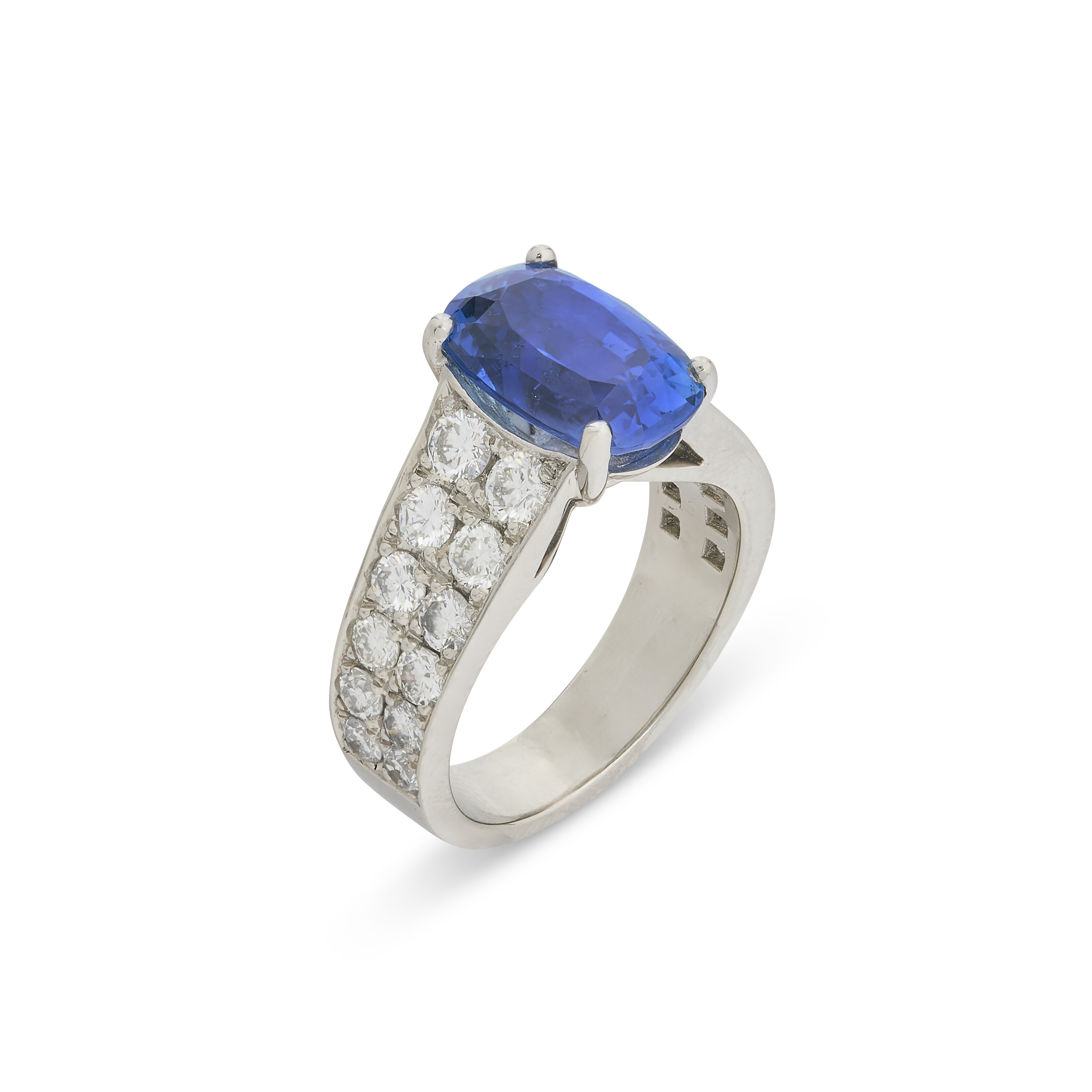 BAGUE SAPHIR ET DIAMANTS image 4