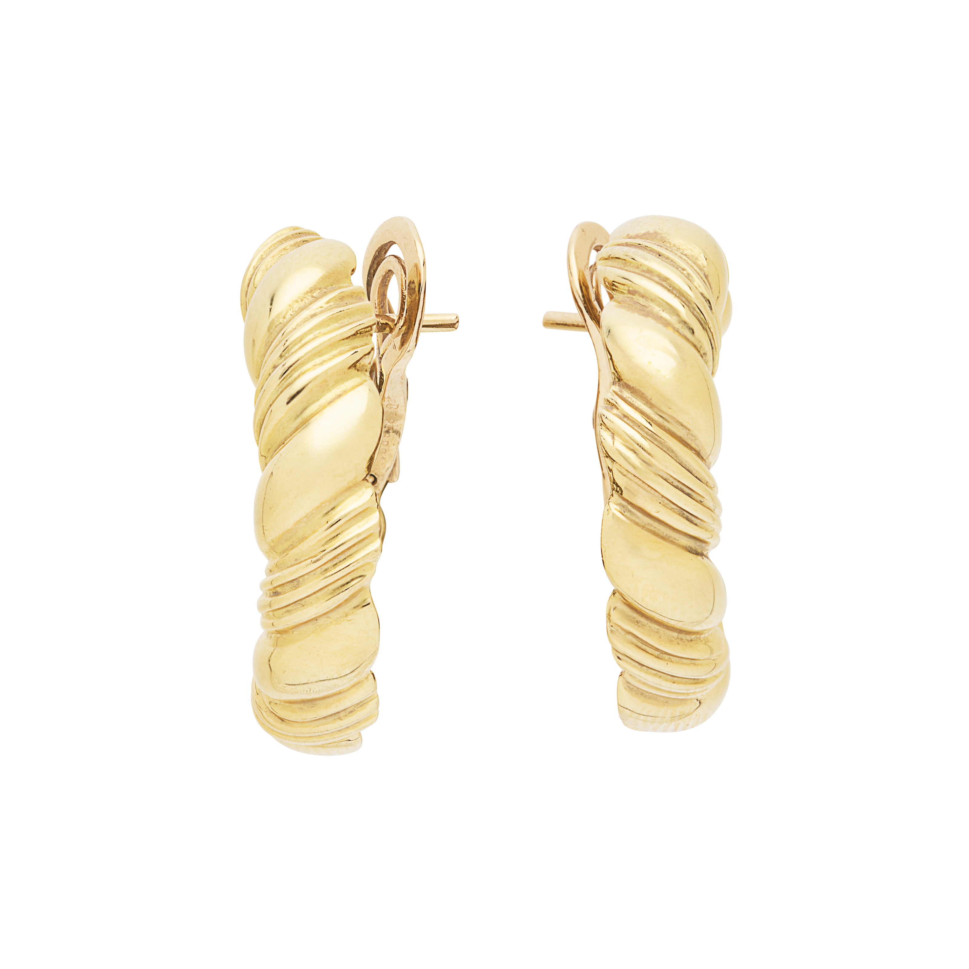 VAN CLEEF & ARPELS PAIRE DE BOUCLES D'OREILLES OR image 2