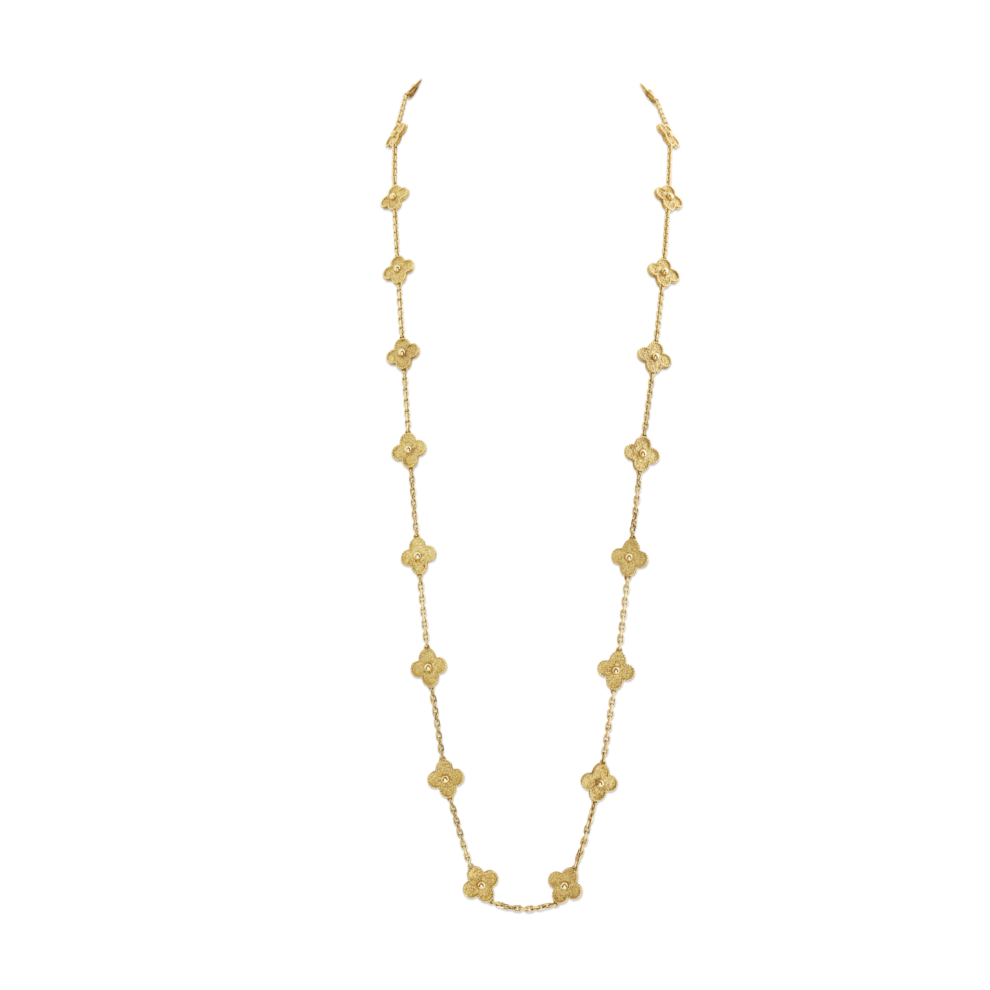 ATTRIBUÉ À VAN CLEEF & ARPELS SAUTOIR OR 'ALHAMBRA'