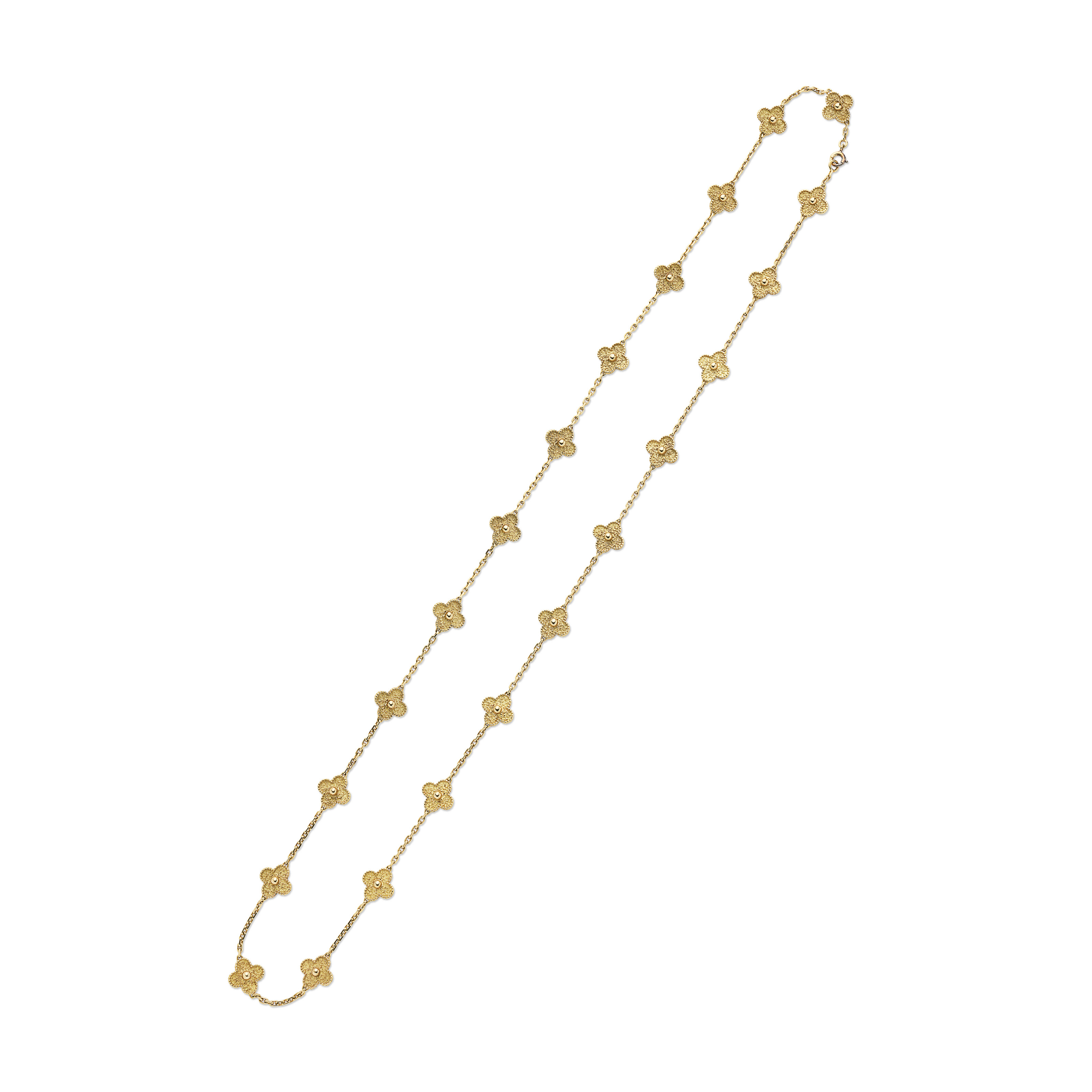 ATTRIBUÉ À VAN CLEEF & ARPELS SAUTOIR OR 'ALHAMBRA' image 3