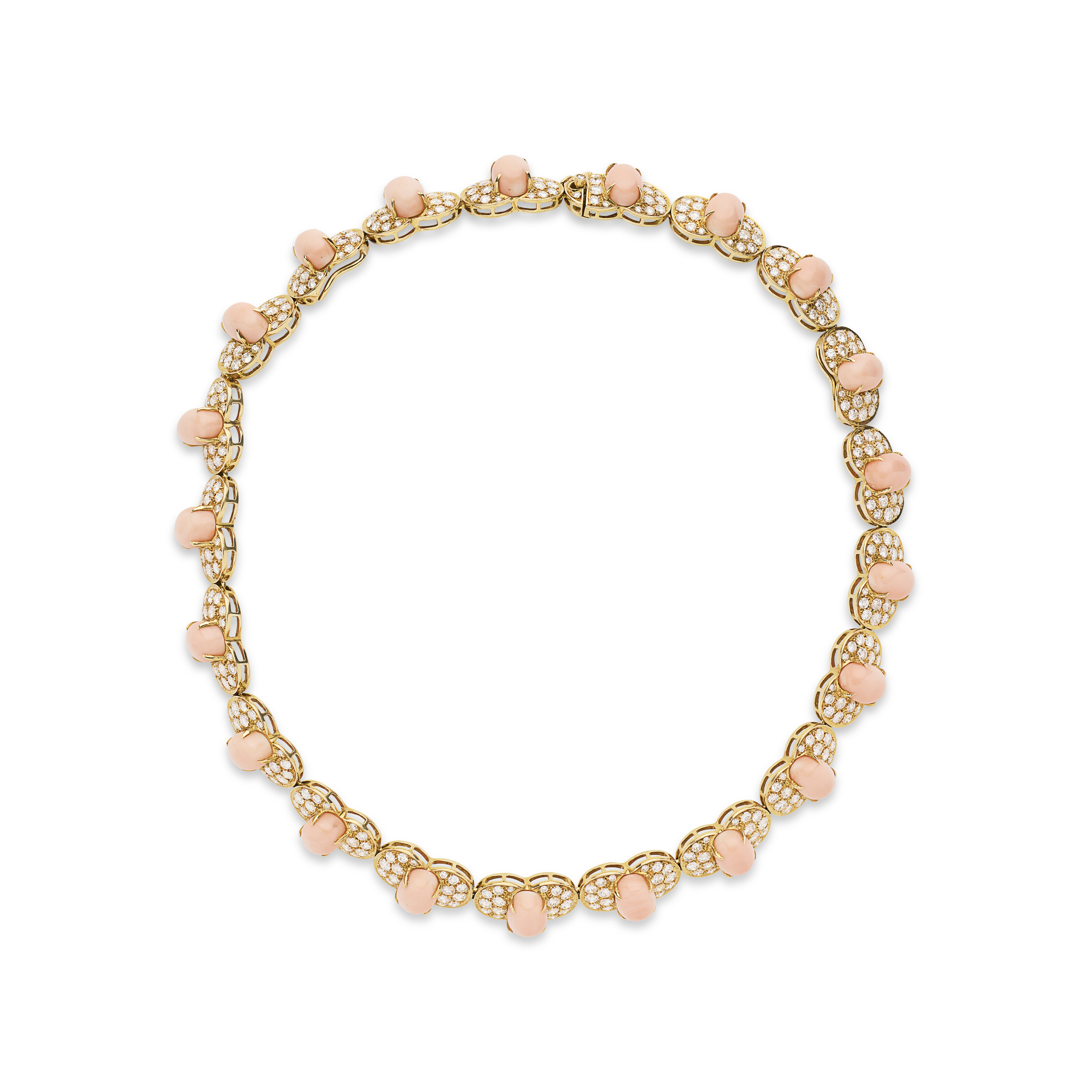 PARURE CORAIL ET DIAMANTS image 2