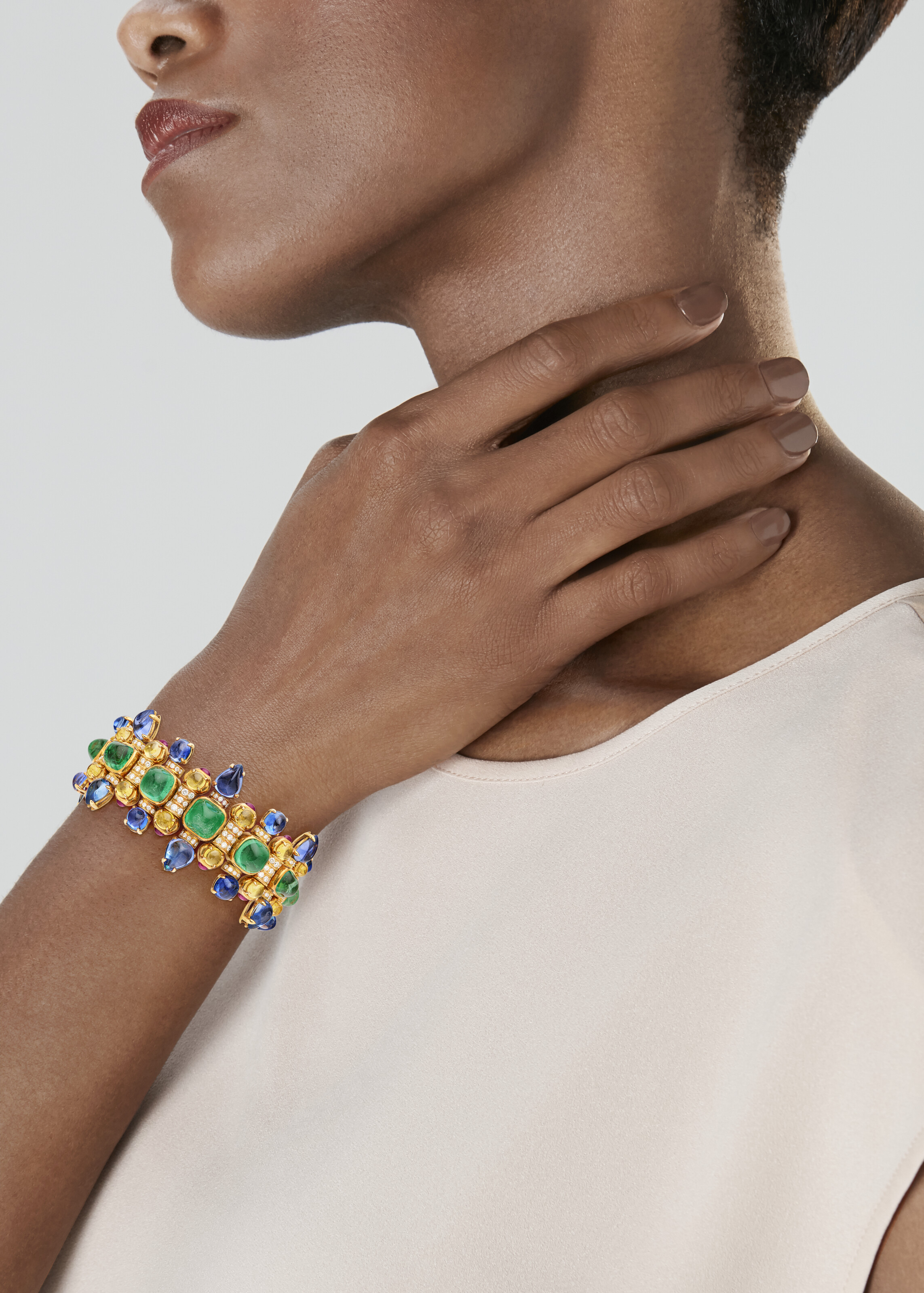 BULGARI BRACELET PIERRES DE COULEUR ET DIAMANTS image 4