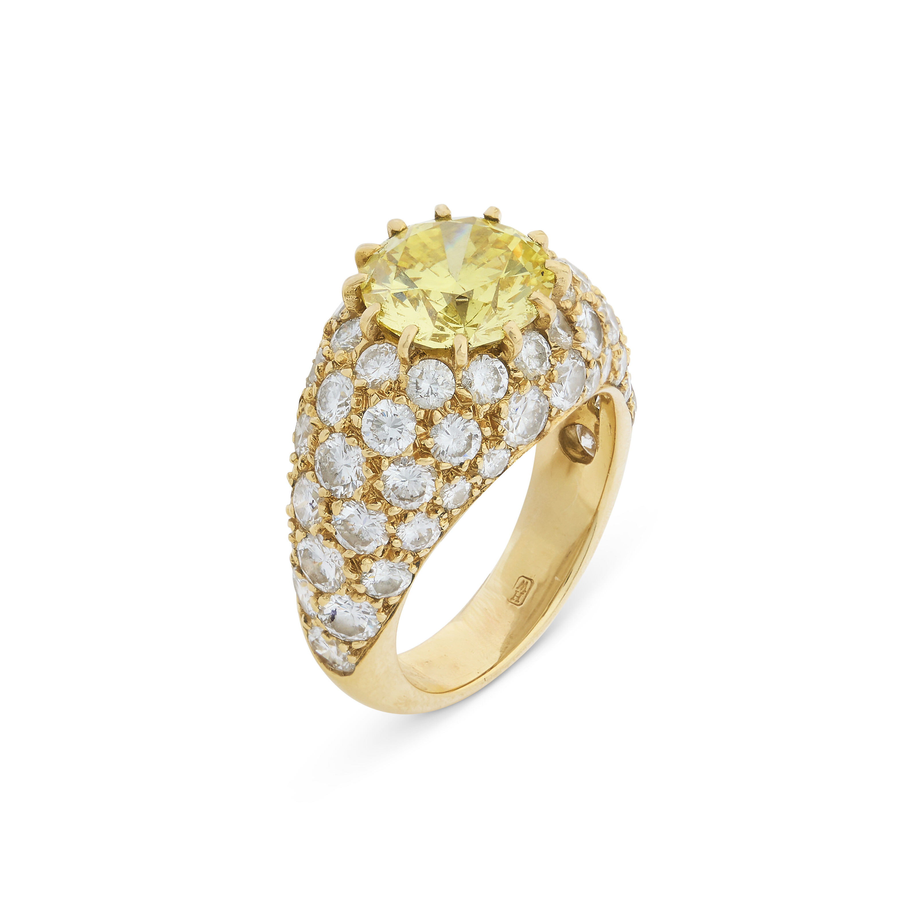 HARRY WINSTON BAGUE DIAMANT DE COULEUR ET DIAMANTS image 2