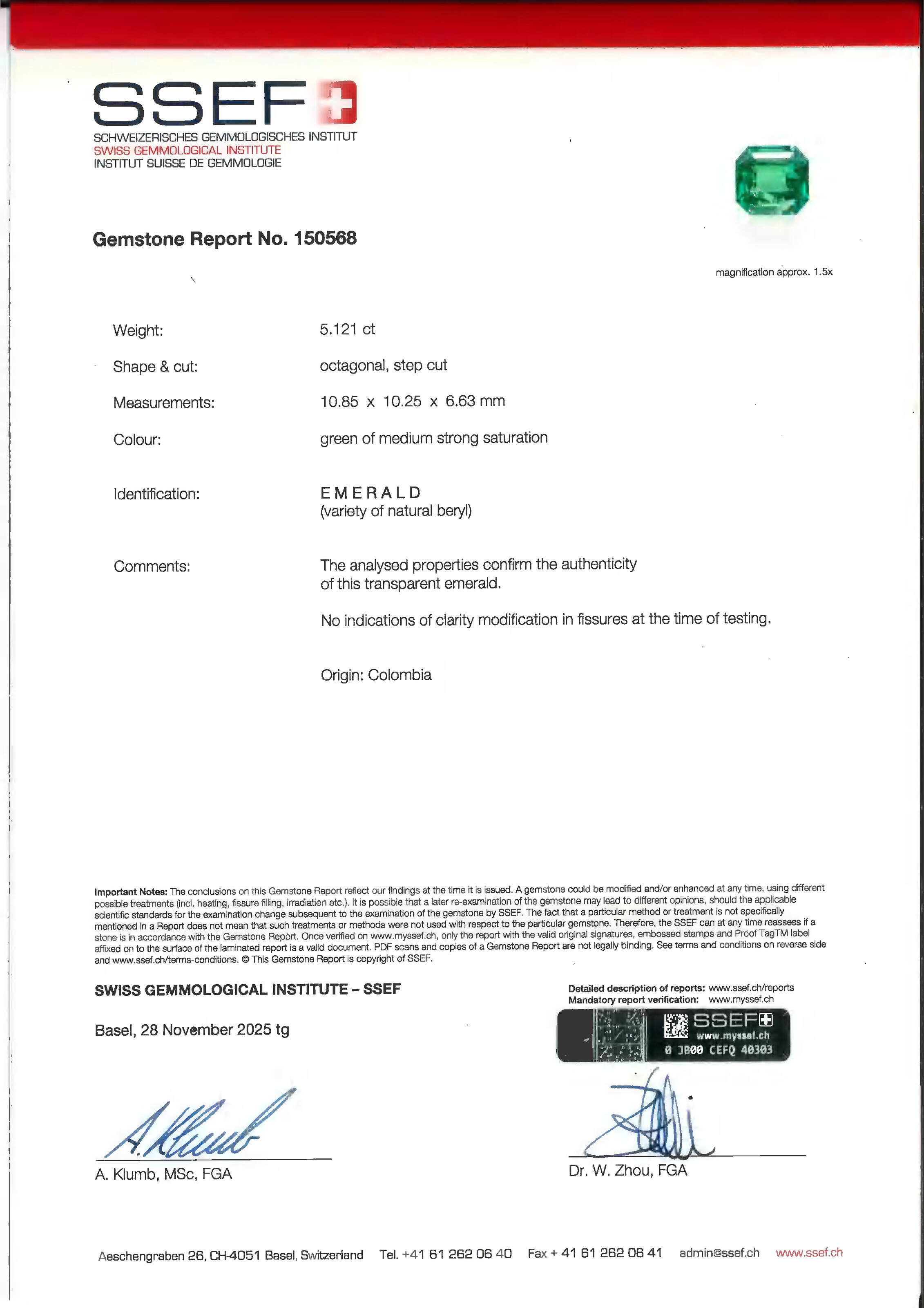 BAGUE ÉMERAUDE ET DIAMANTS image 6