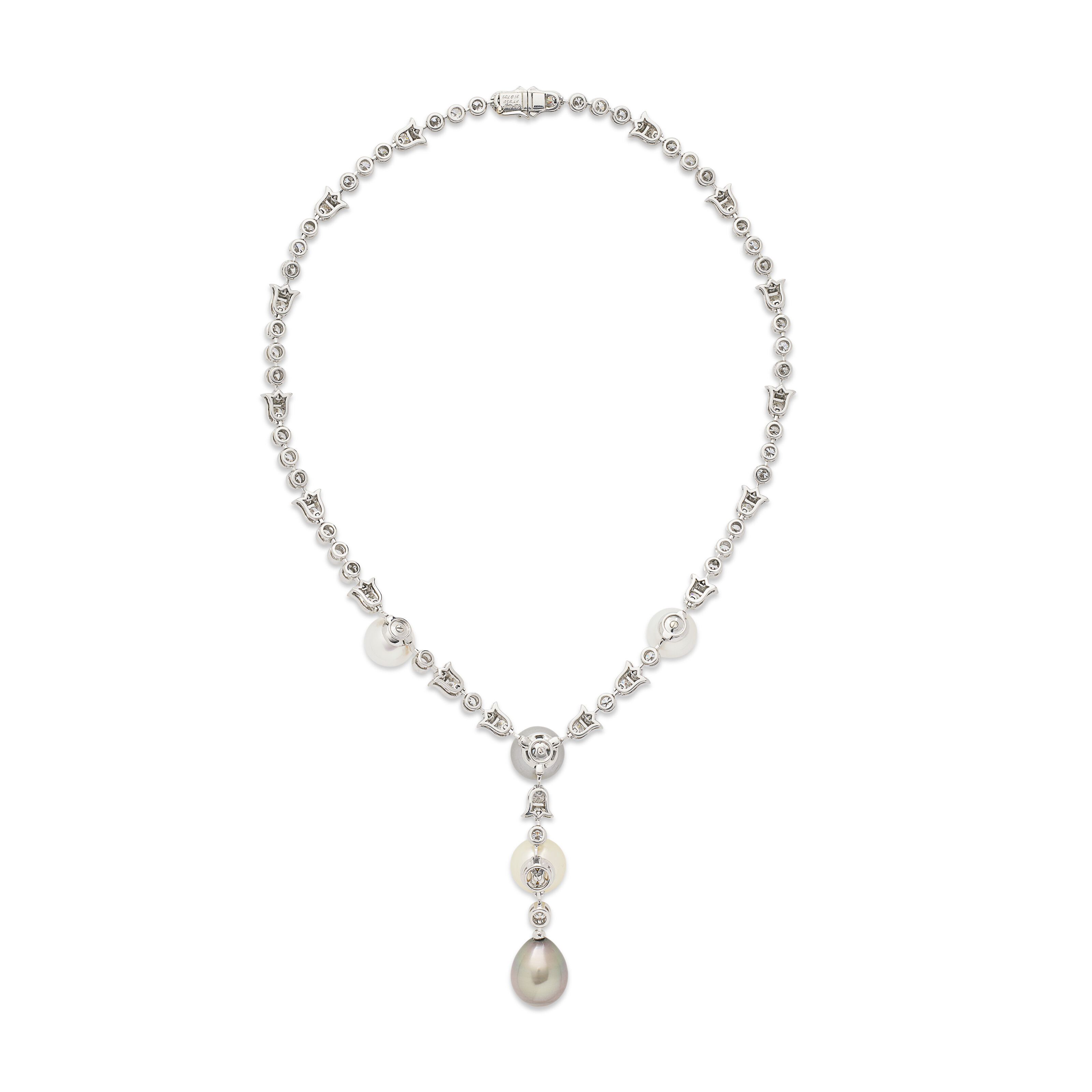 CARTIER COLLIER PERLES DE CULTURE ET DIAMANTS 'MELODIE' image 4