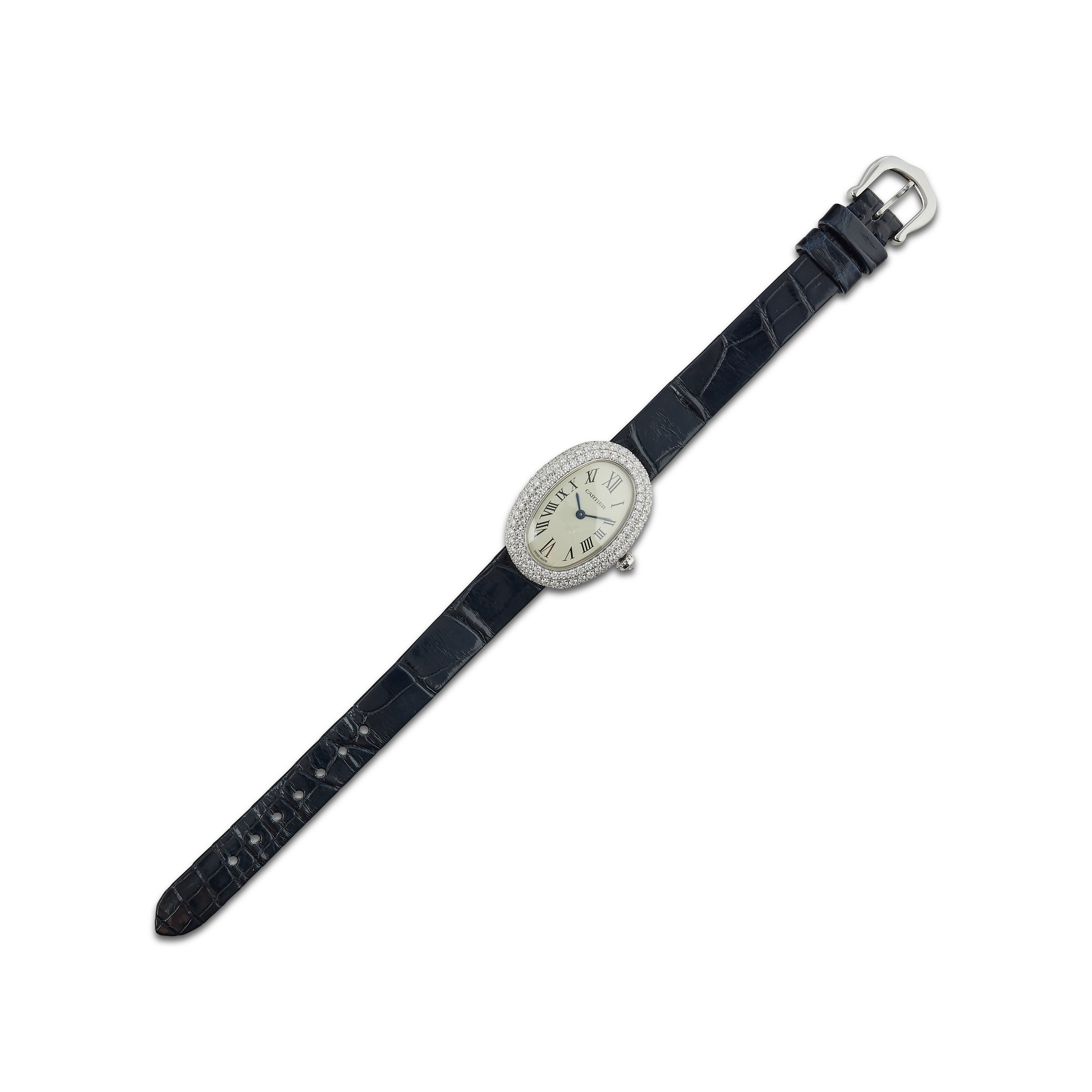 CARTIER MONTRE BRACELET DE DAME DIAMANTS 'BAIGNOIRE' image 2