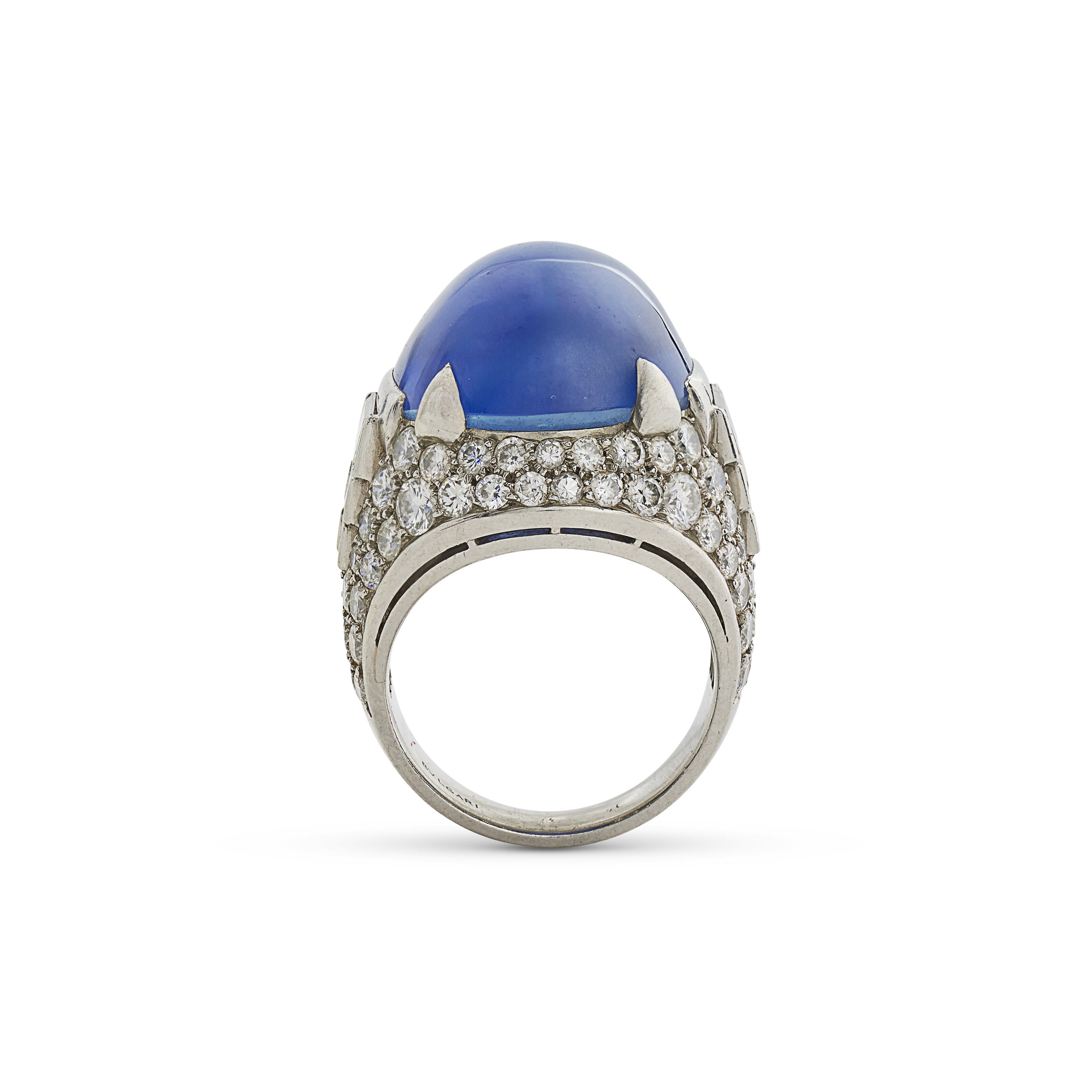 BULGARI BAGUE SAPHIR ET DIAMANTS ‘TROMBINO’ image 3