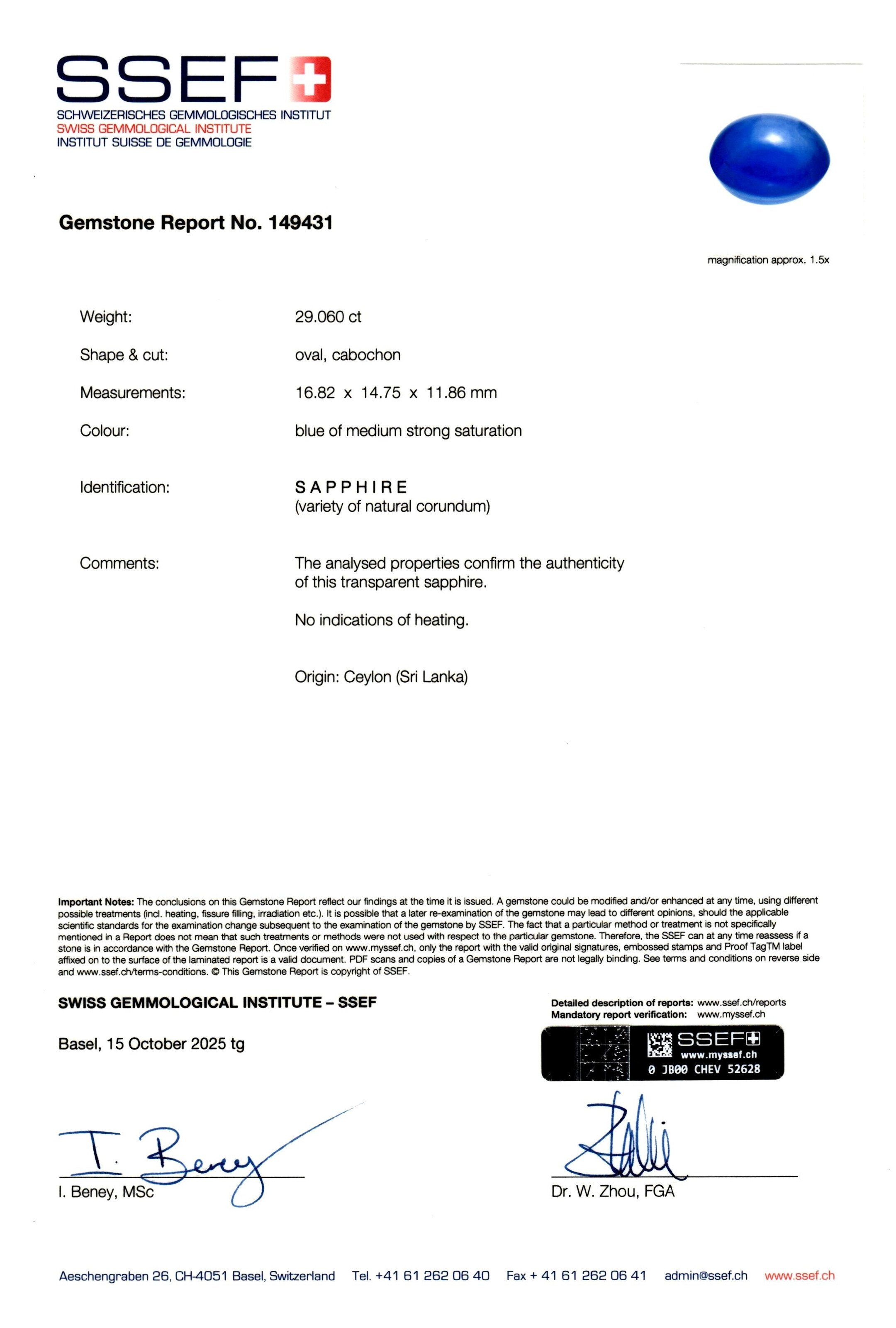 BULGARI BAGUE SAPHIR ET DIAMANTS ‘TROMBINO’ image 5