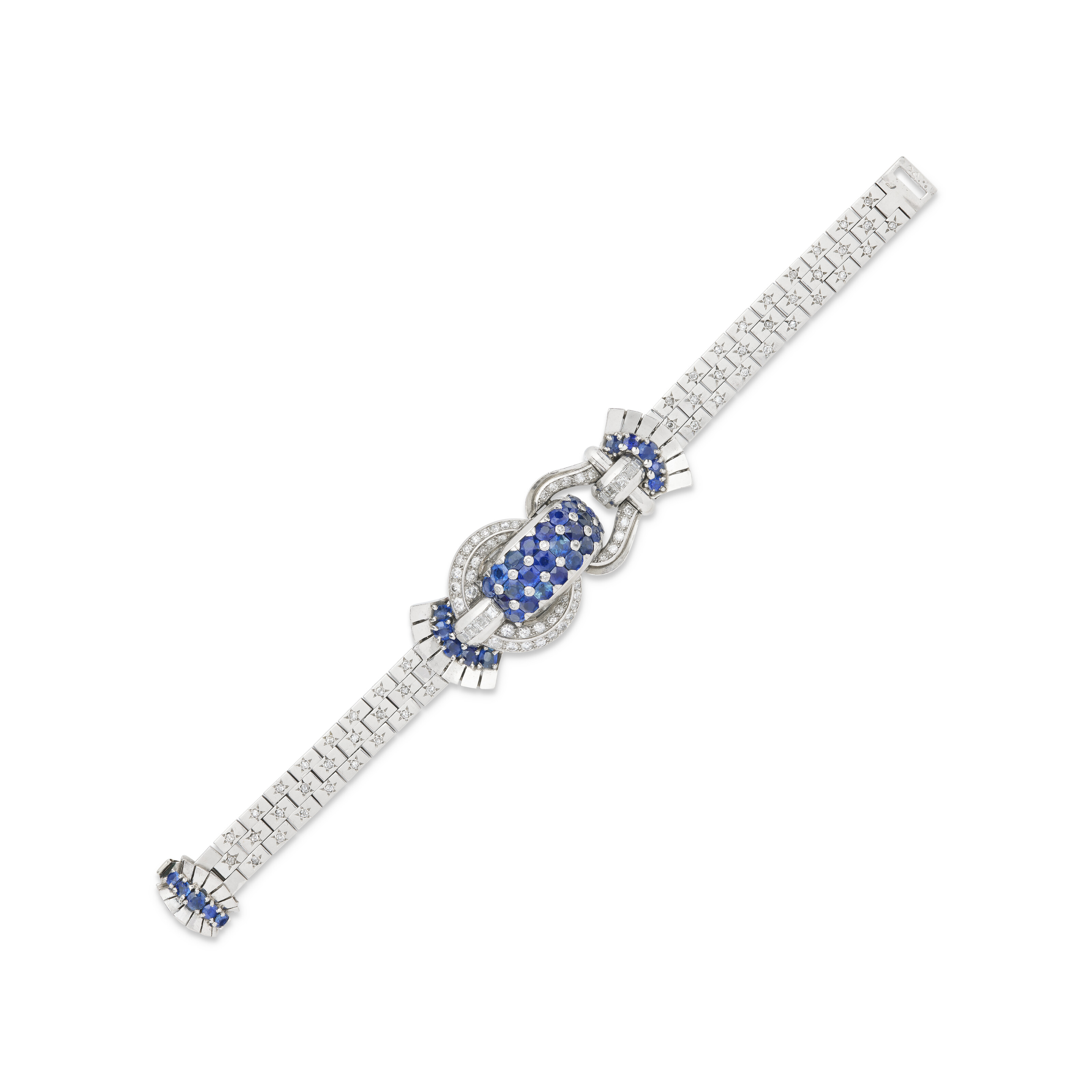 MONTRE SAPHIRS ET DIAMANTS image 2