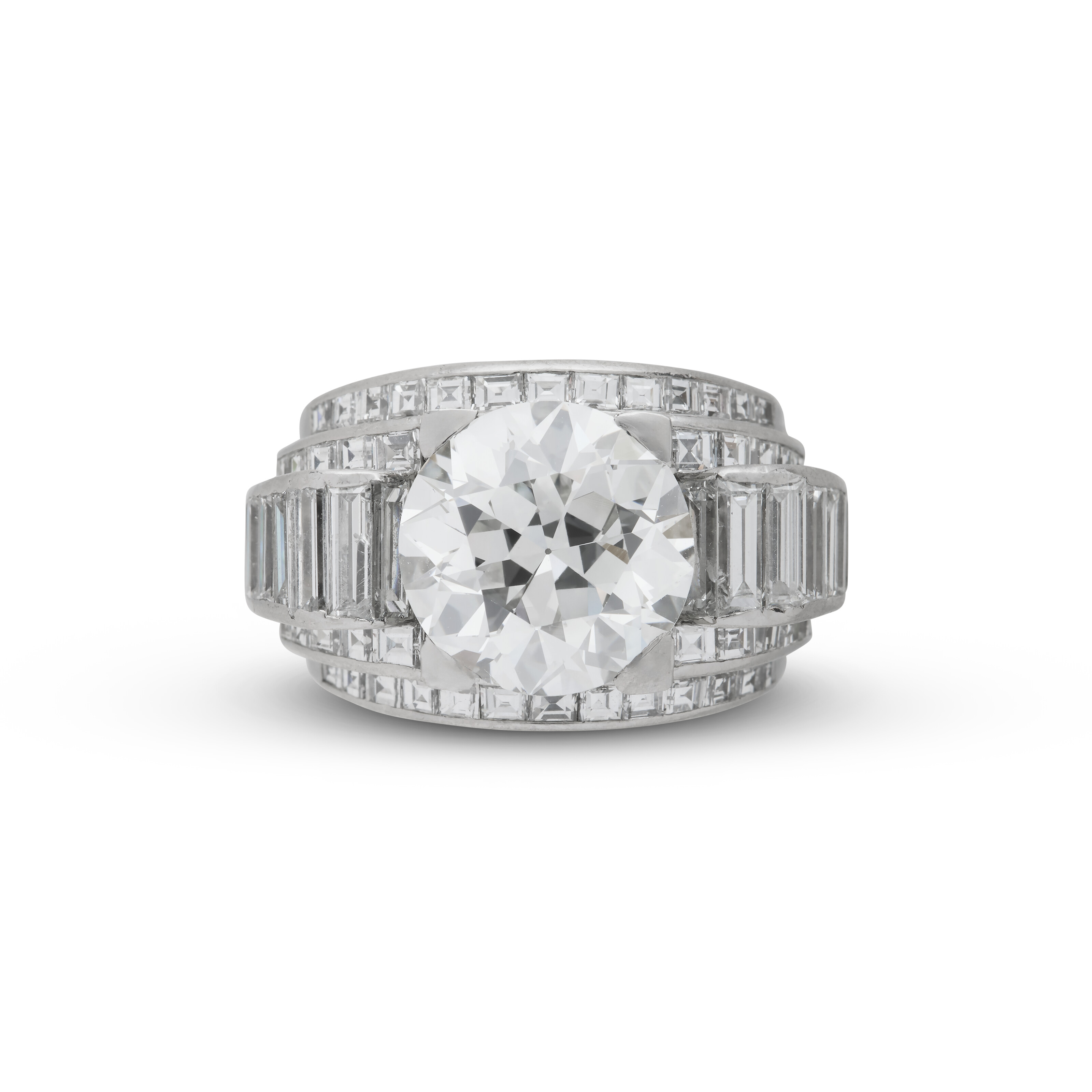 BAGUE ART DÉCO DIAMANTS