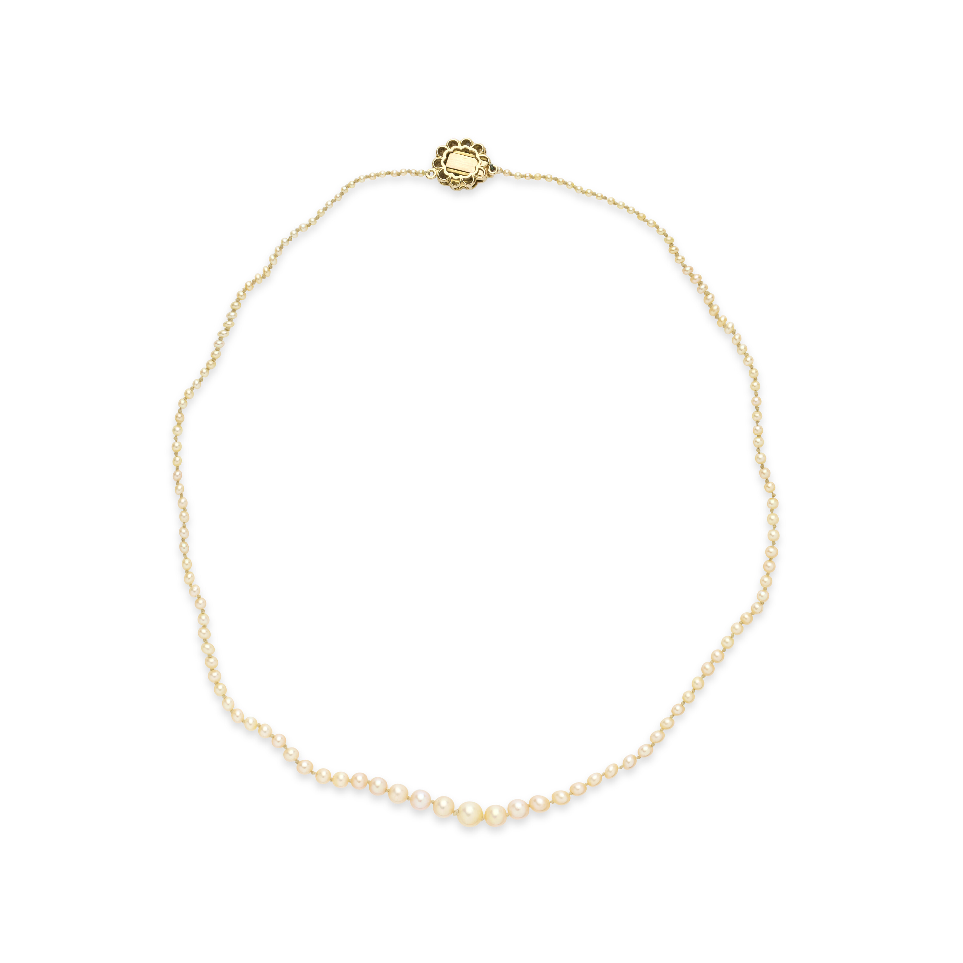 CINQ COLLIERS DE PERLES, ÉMERAUDE ET DIAMANTS image 9