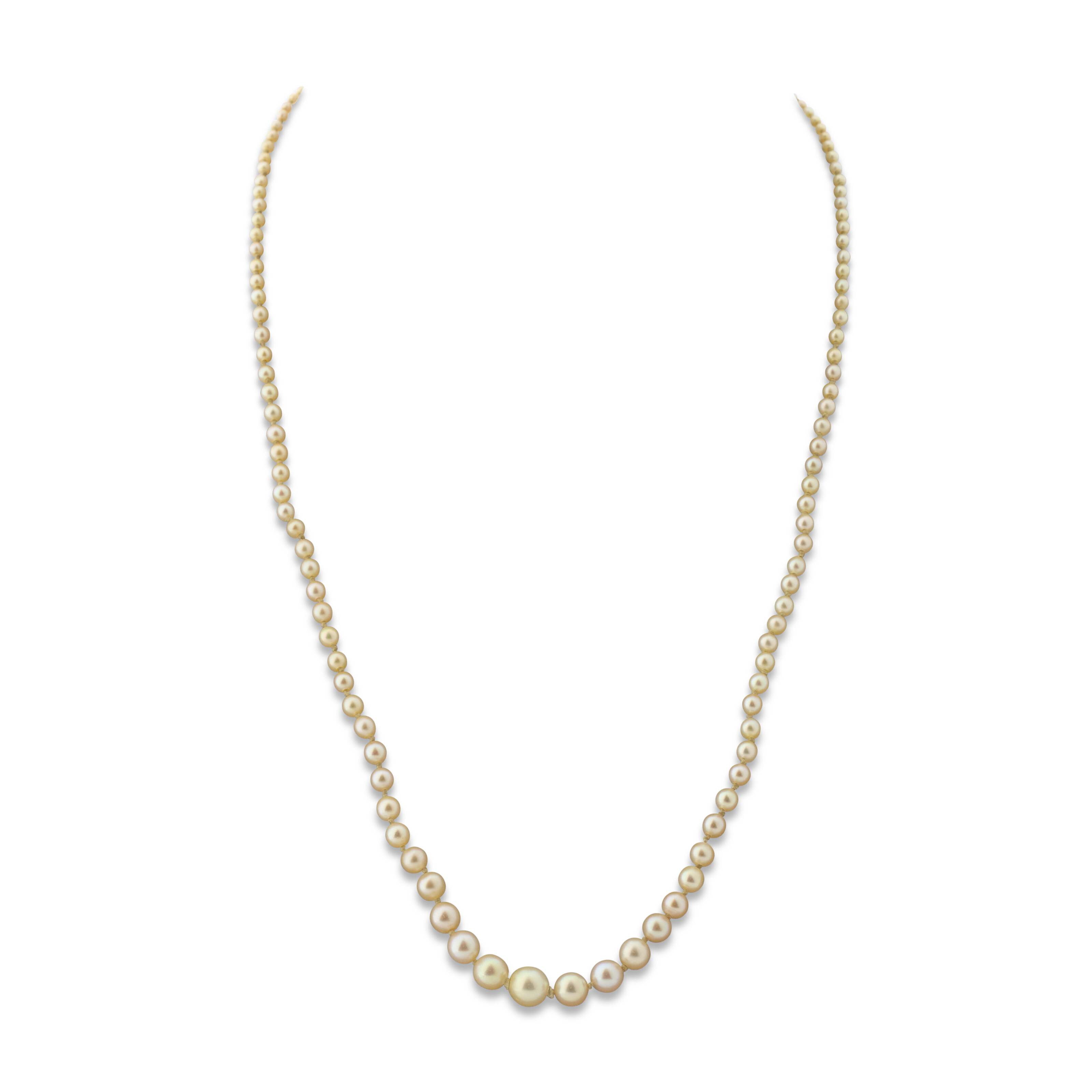 CINQ COLLIERS DE PERLES, ÉMERAUDE ET DIAMANTS image 11