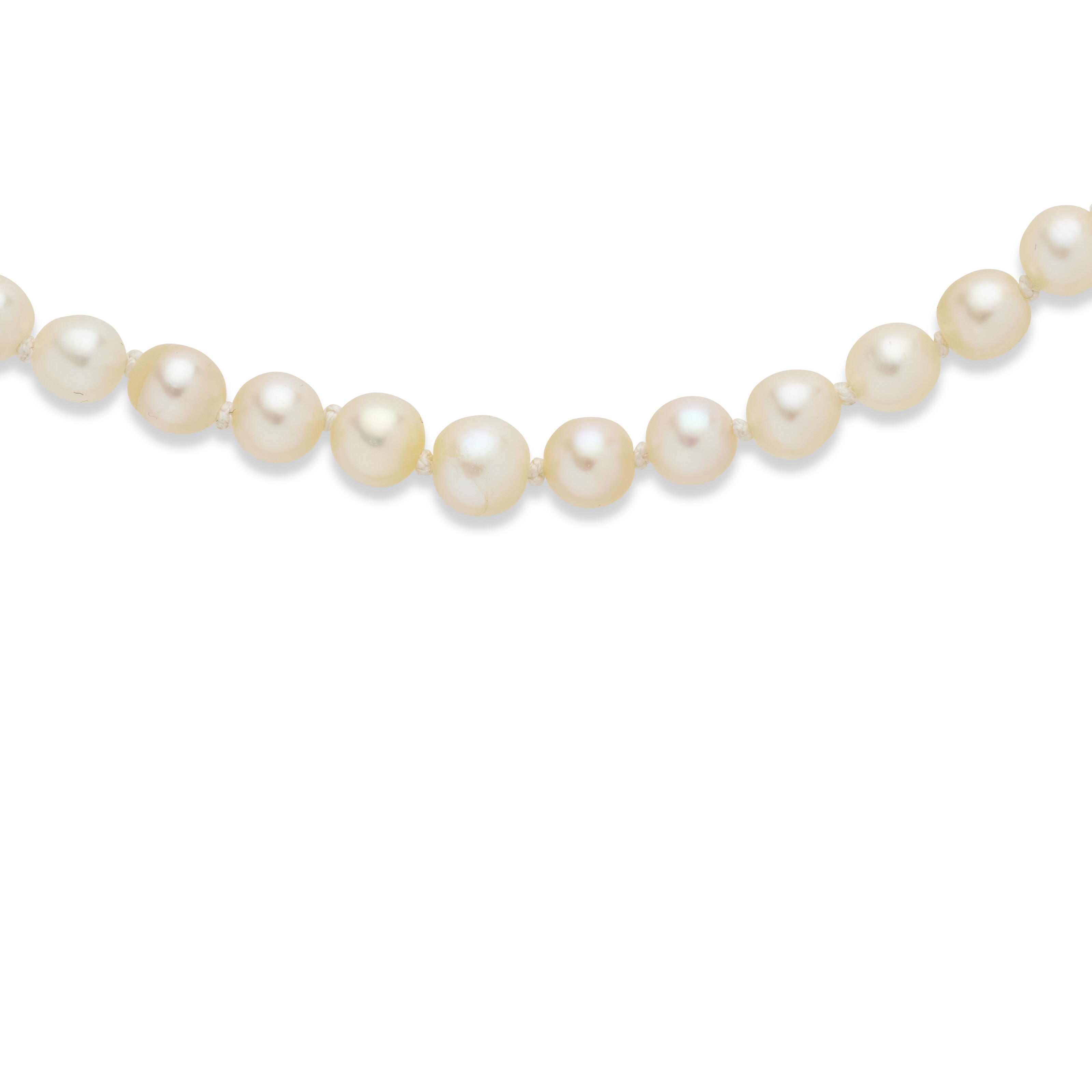 CINQ COLLIERS DE PERLES, ÉMERAUDE ET DIAMANTS image 14