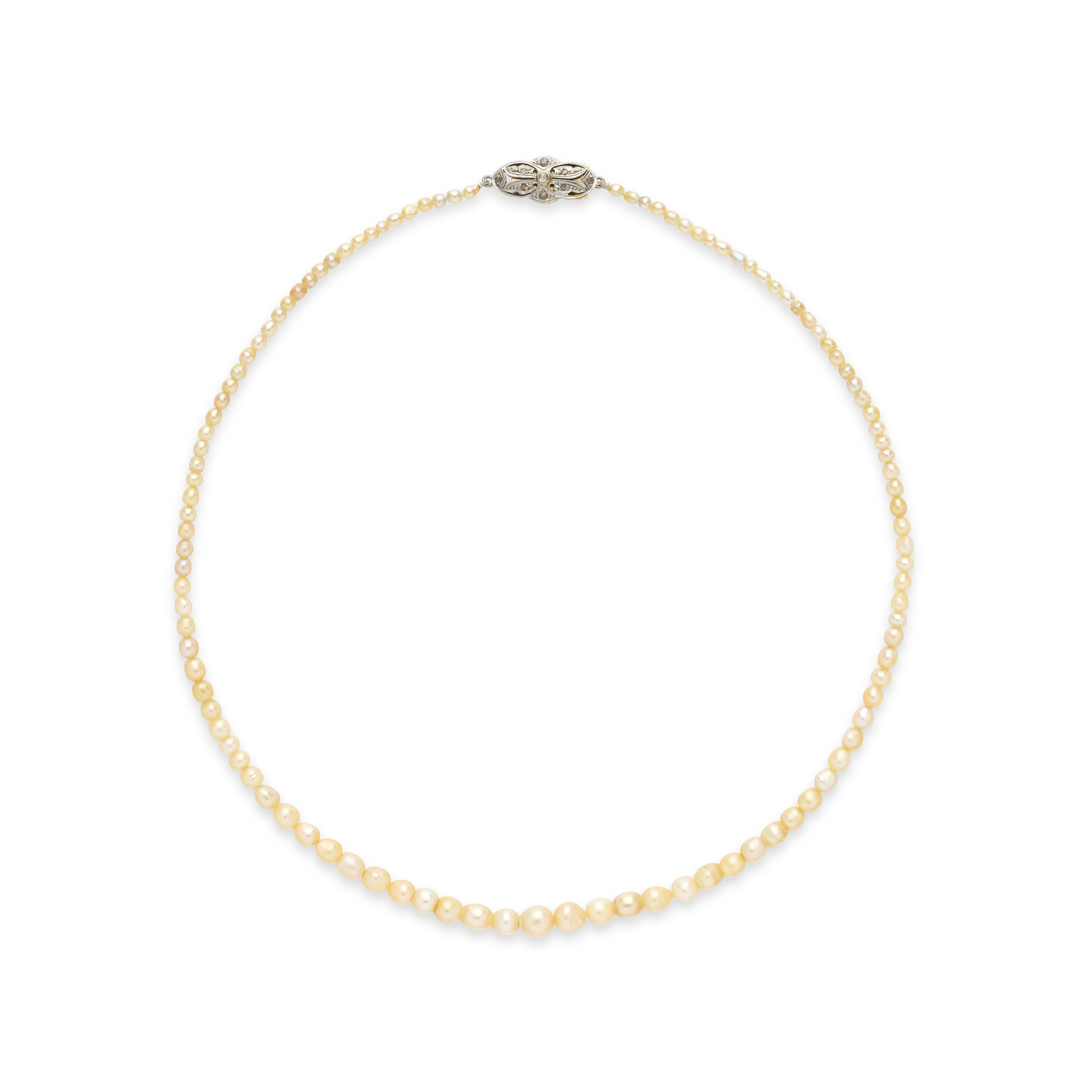 CINQ COLLIERS DE PERLES, ÉMERAUDE ET DIAMANTS image 16