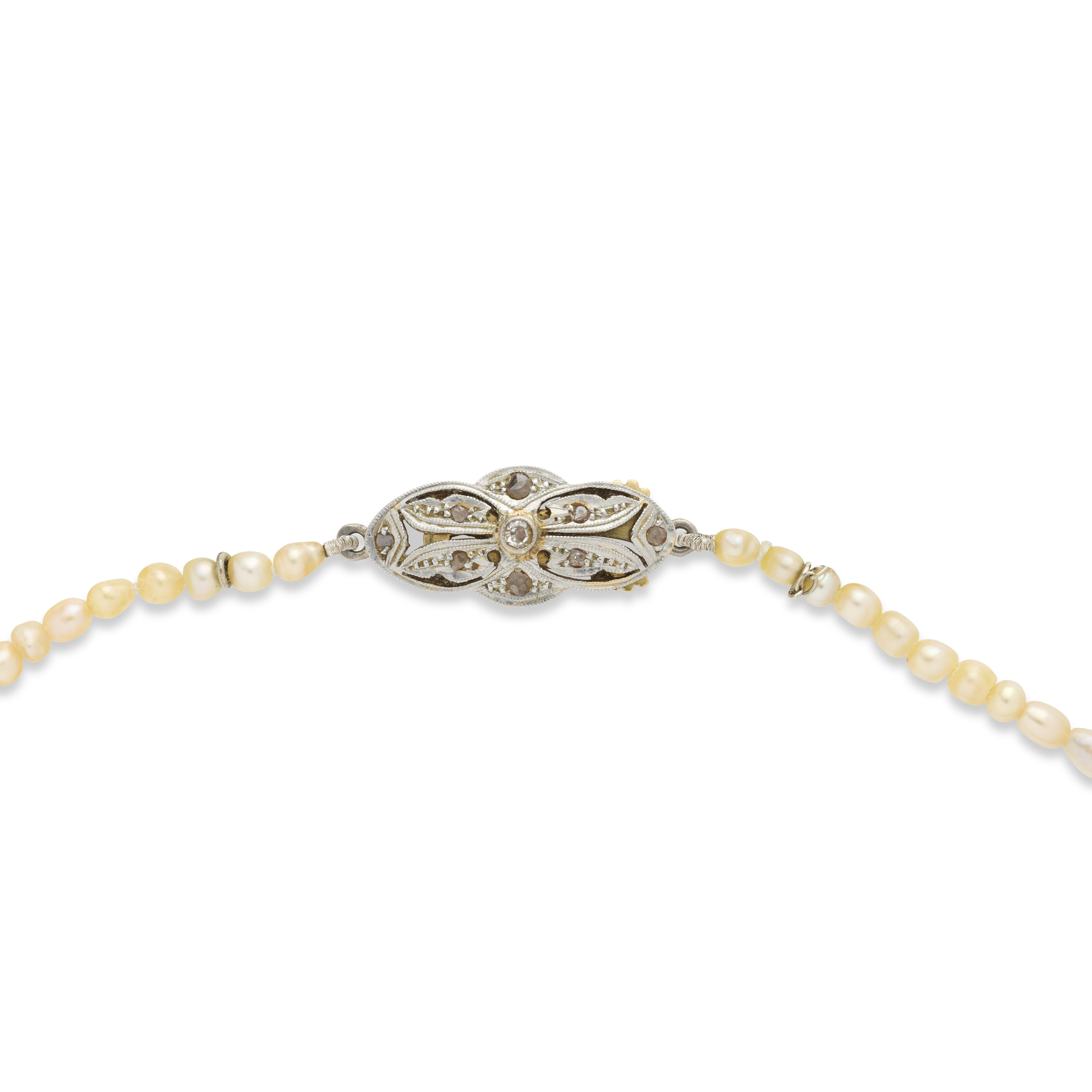 CINQ COLLIERS DE PERLES, ÉMERAUDE ET DIAMANTS image 17