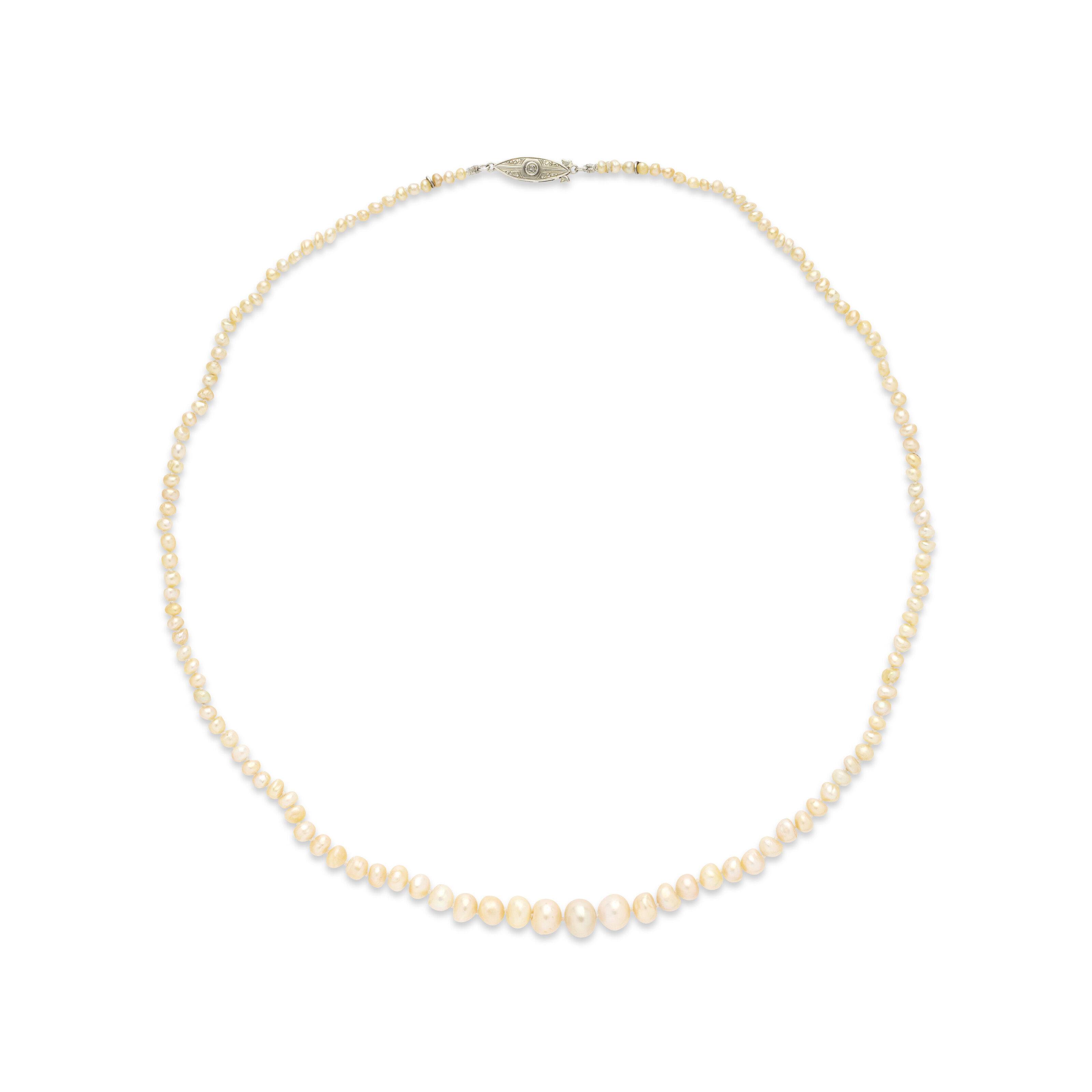 CINQ COLLIERS DE PERLES, ÉMERAUDE ET DIAMANTS image 21