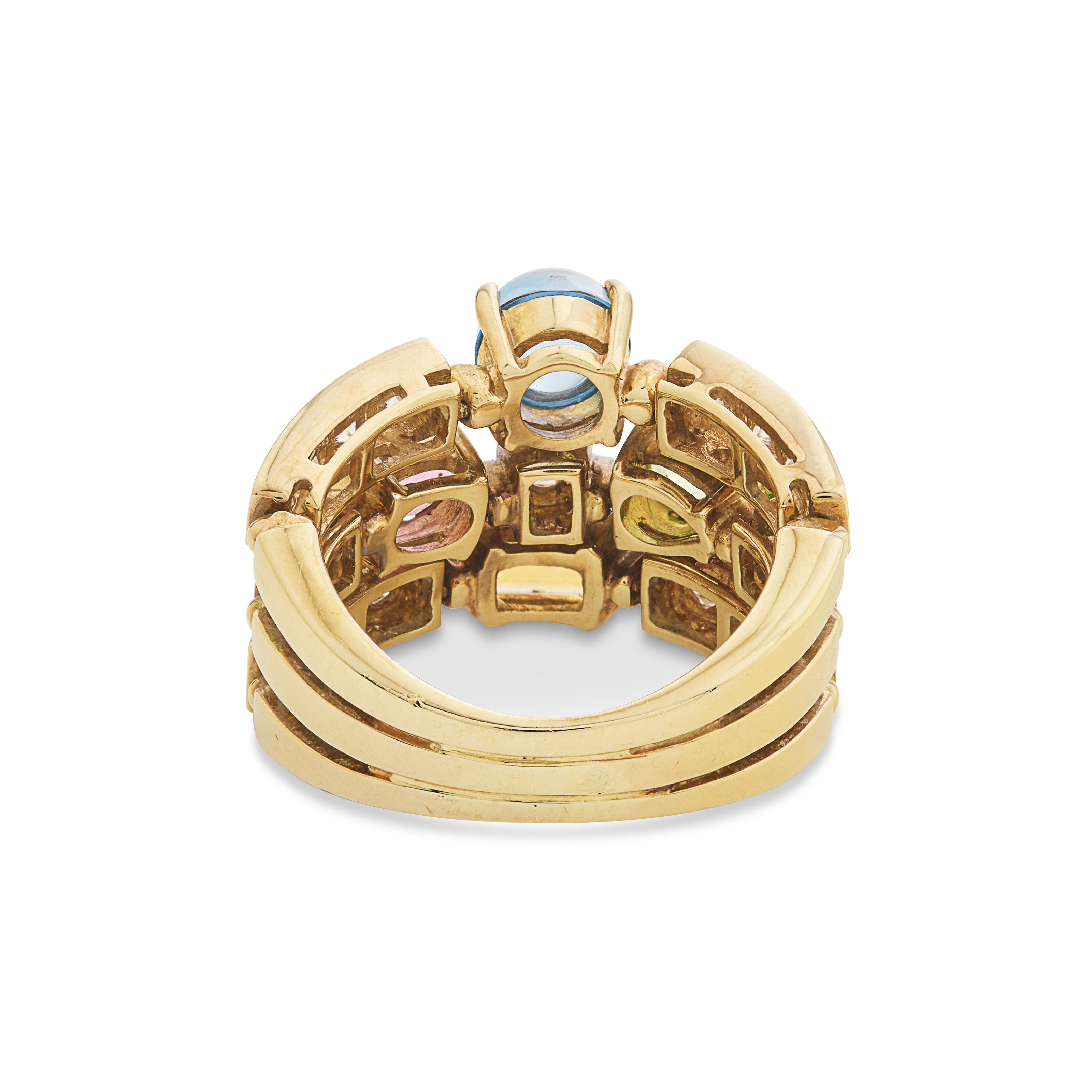 BULGARI PARURE PIERRES DE COULEUR, PERLES DE CULTURE ET DIAMANTS 'ALLEGRA' image 9