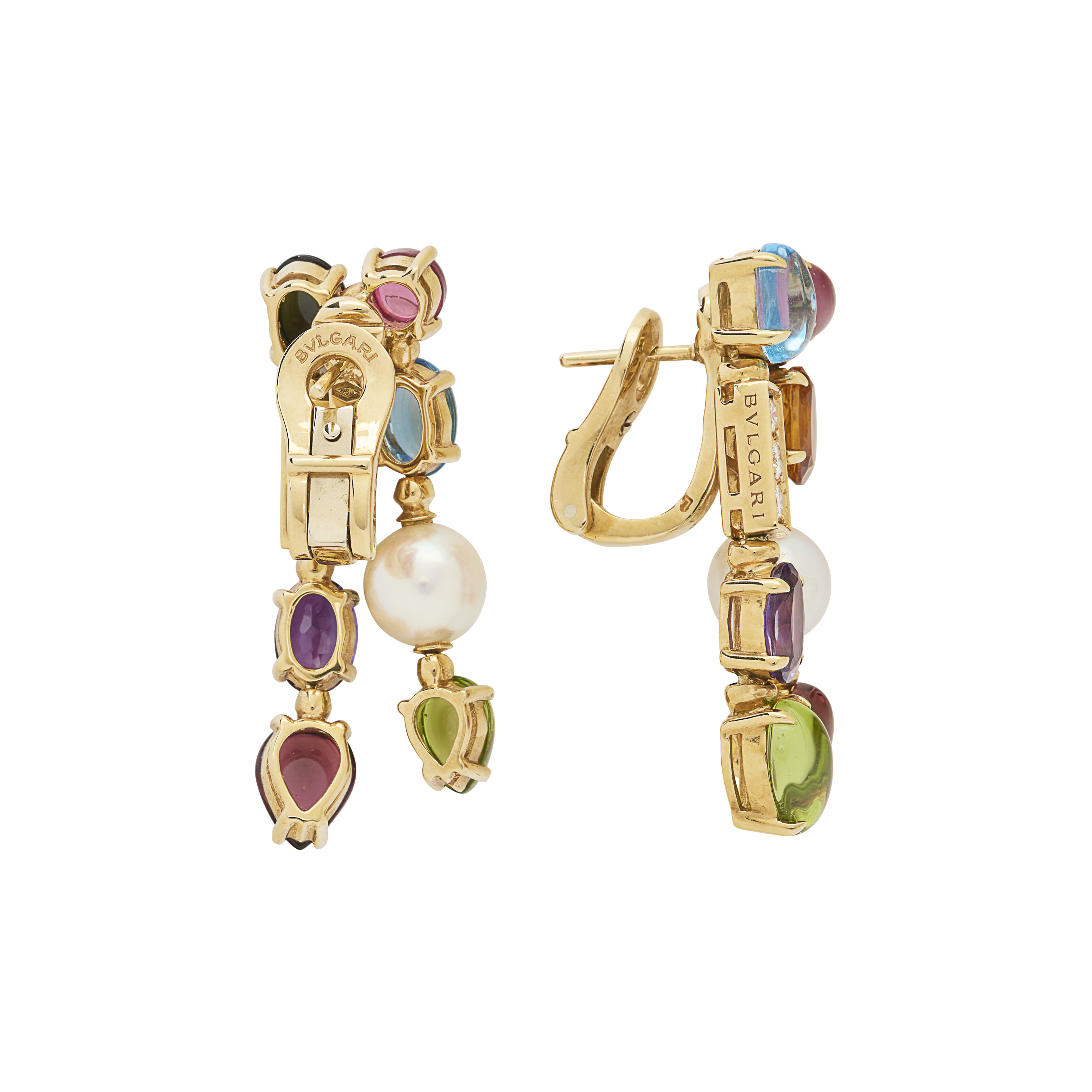 BULGARI PARURE PIERRES DE COULEUR, PERLES DE CULTURE ET DIAMANTS 'ALLEGRA' image 11