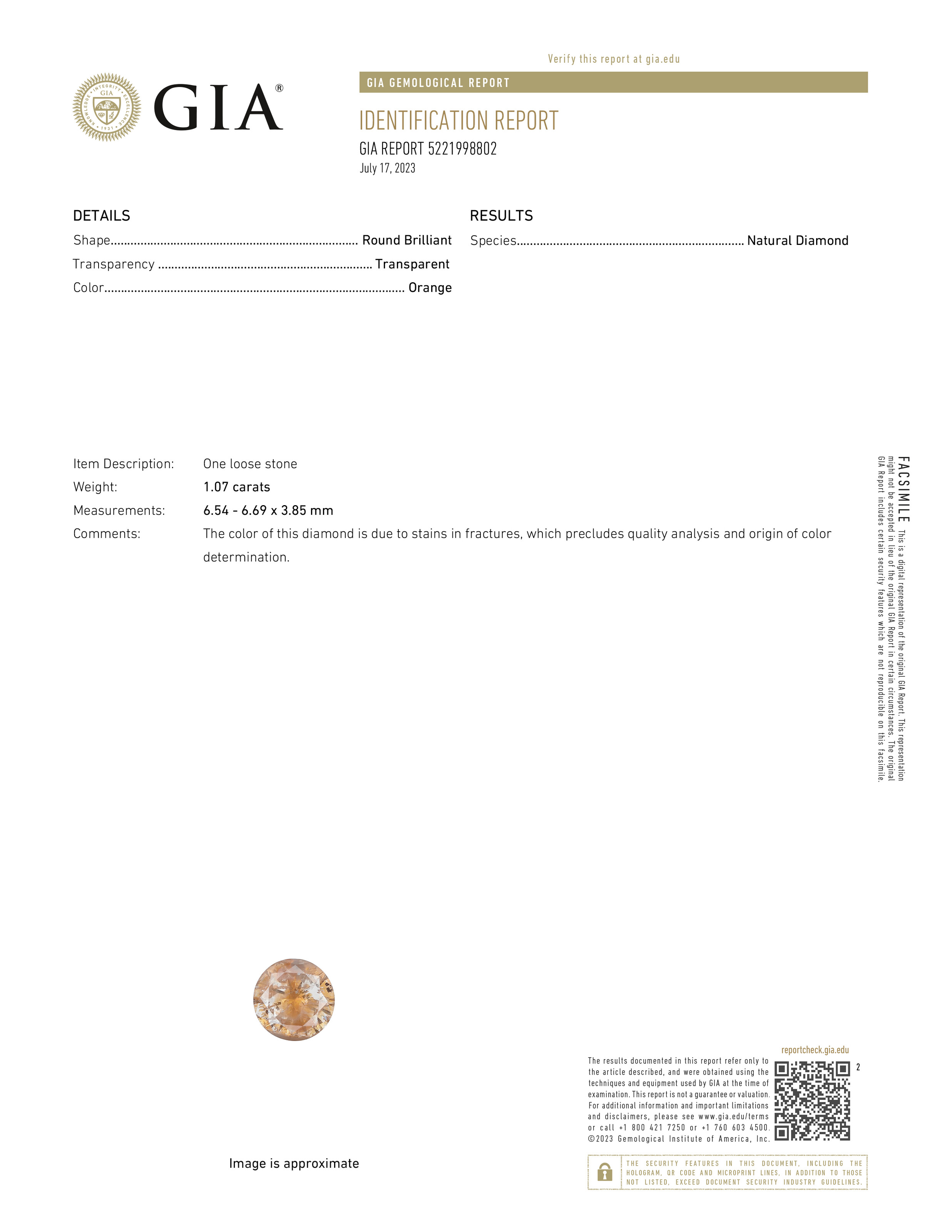 NO RESERVE - LOT DE DIAMANTS DE COULEUR ET DIAMANT SUR PAPIER image 18