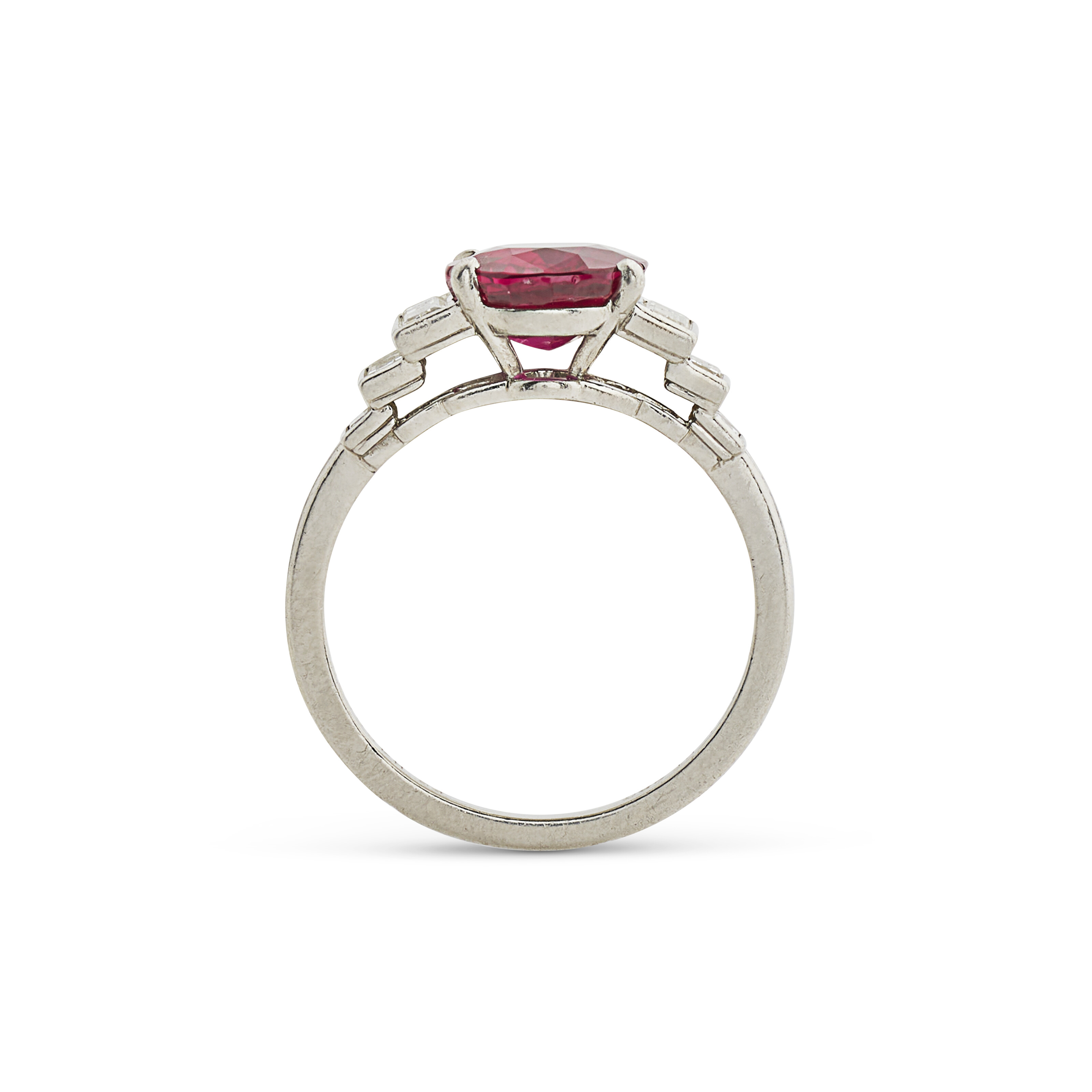 MONTURE CARTIER BAGUE RUBIS ET DIAMANTS image 4