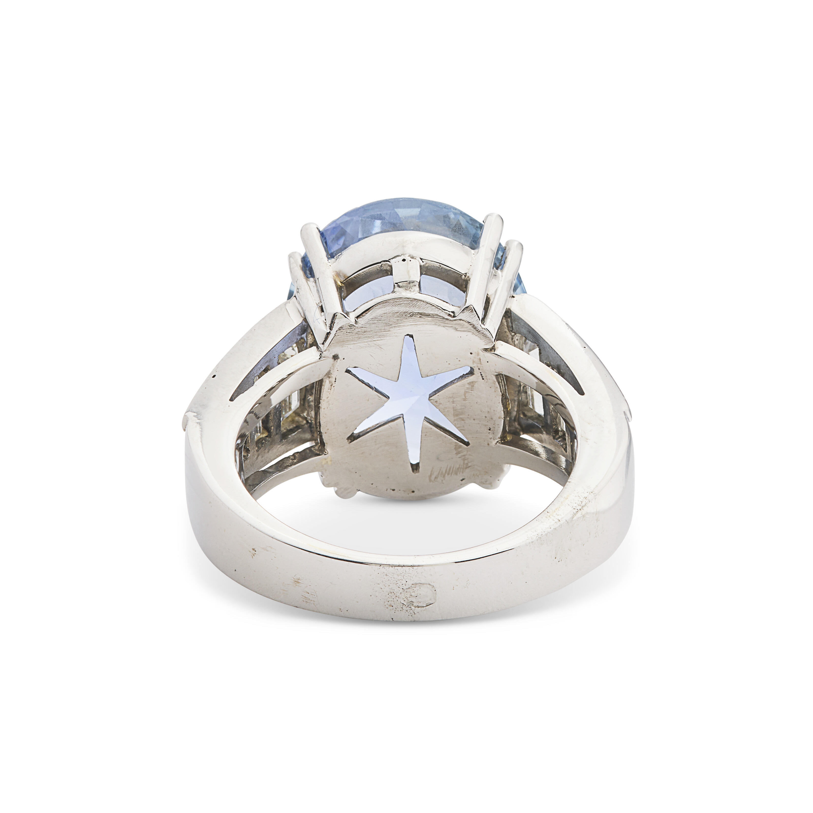 BAGUE SAPHIR ET DIAMANTS image 4