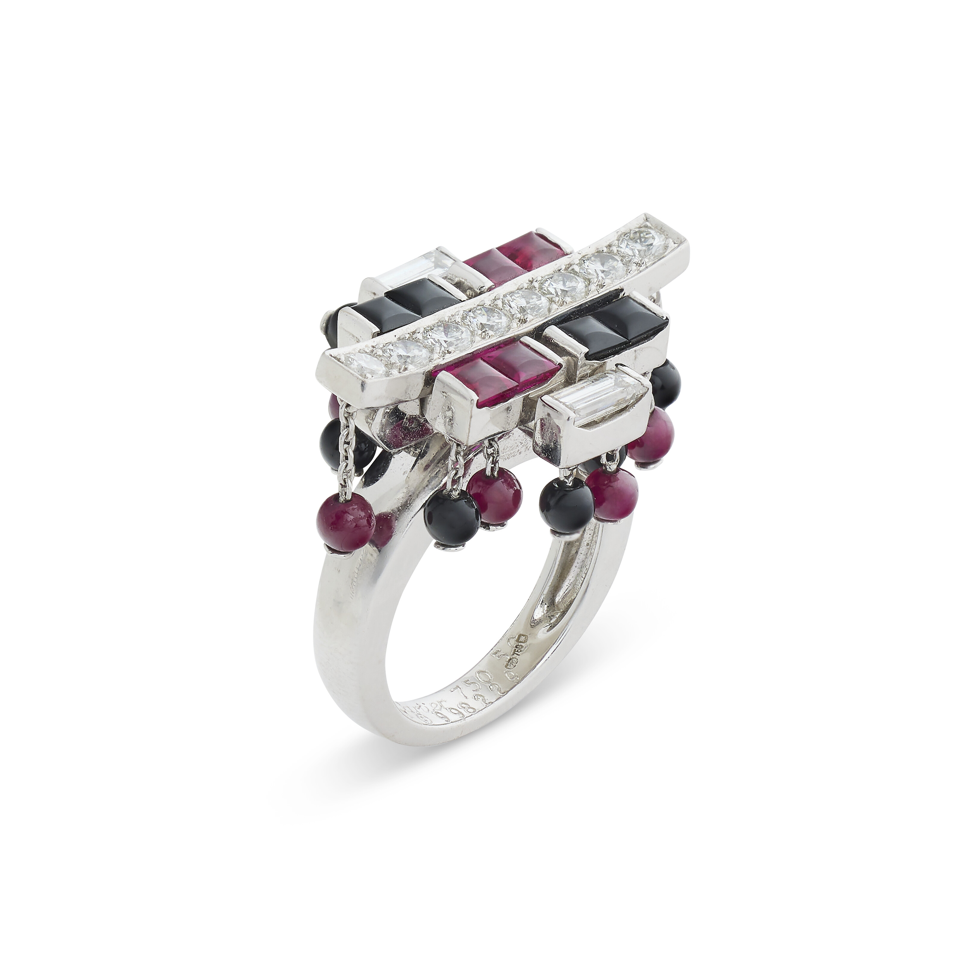 CARTIER PARURE RUBIS, ONYX ET DIAMANTS ‘BAISER DU DRAGON’ image 6