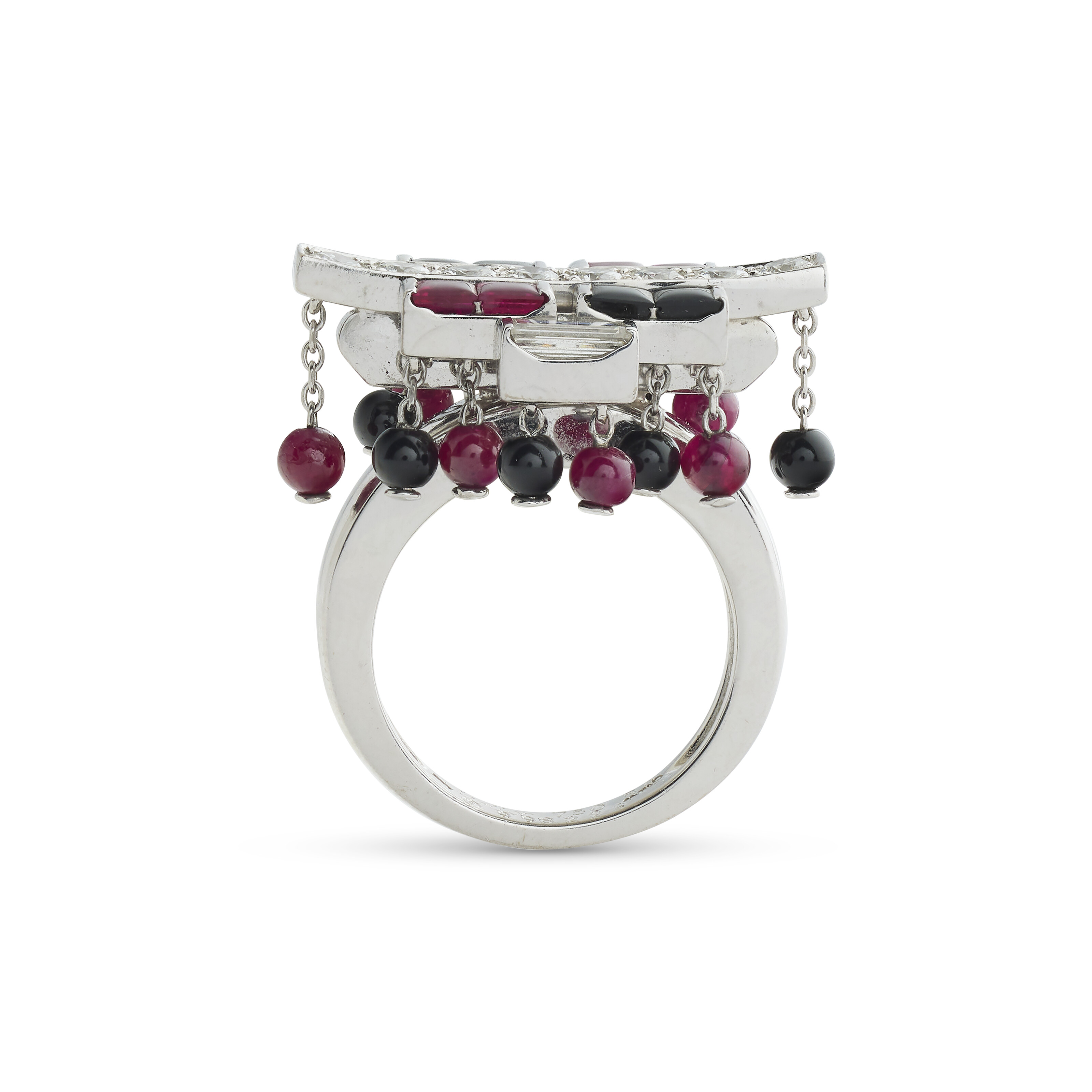 CARTIER PARURE RUBIS, ONYX ET DIAMANTS ‘BAISER DU DRAGON’ image 8