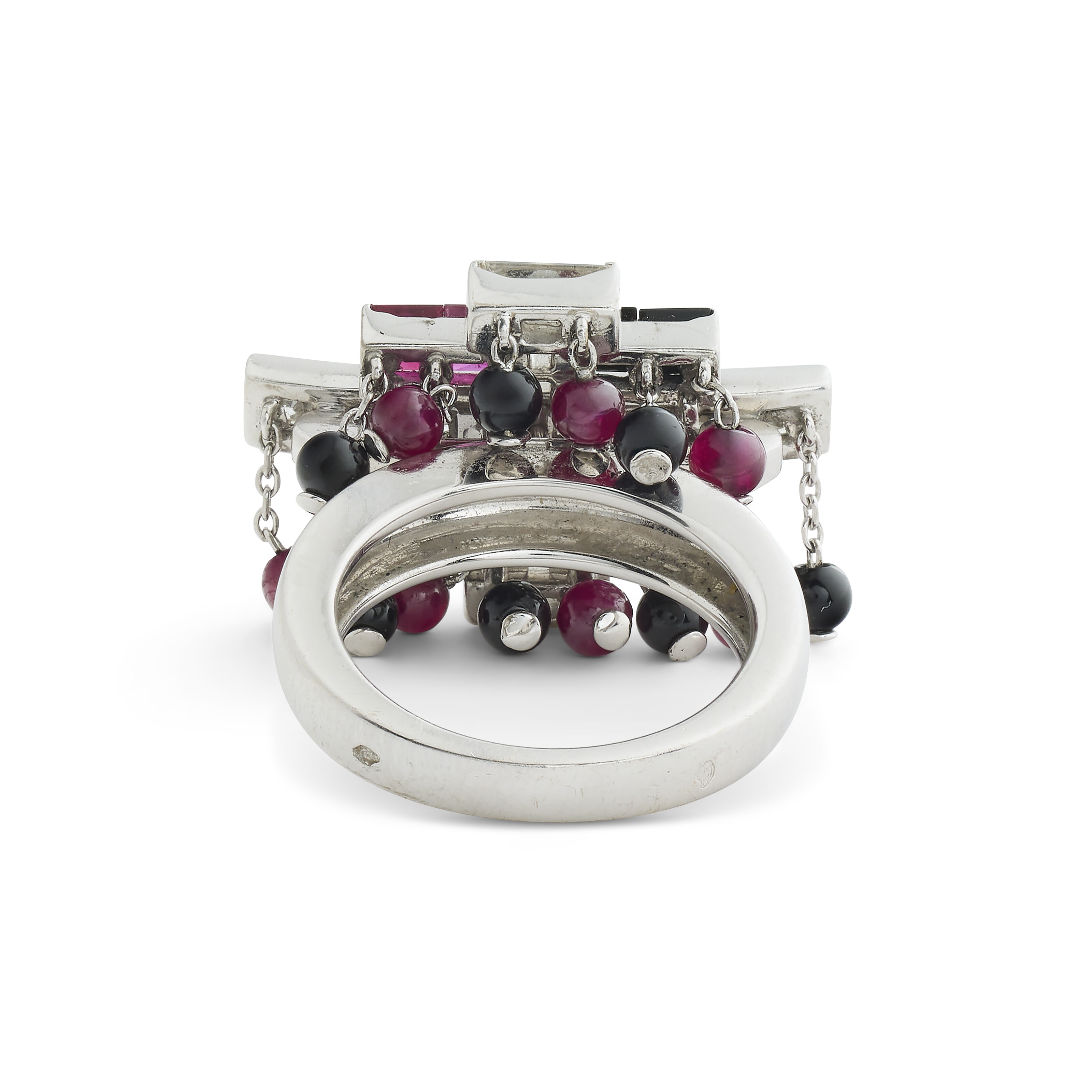 CARTIER PARURE RUBIS, ONYX ET DIAMANTS ‘BAISER DU DRAGON’ image 9