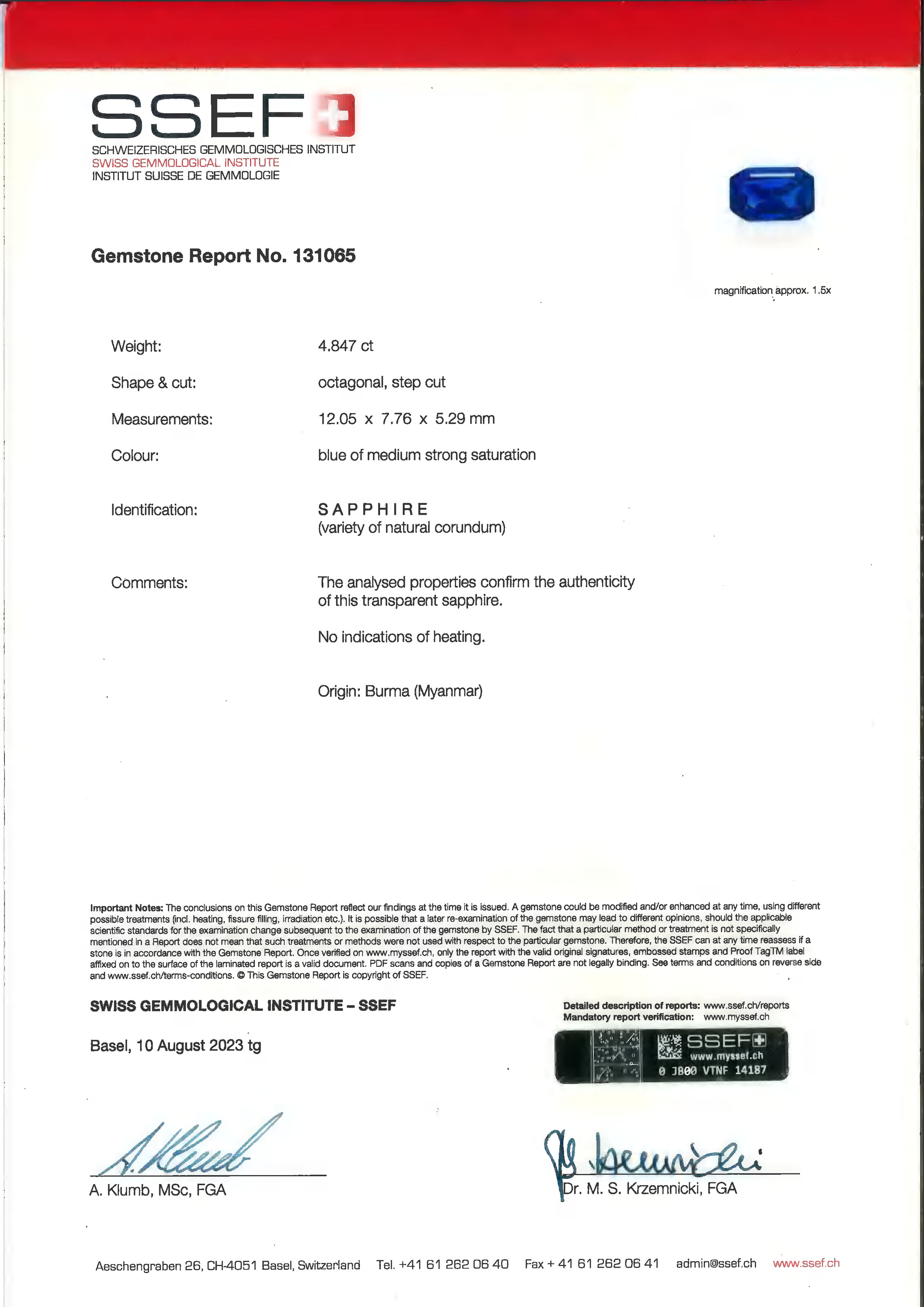 BAGUE SAPHIR ET DIAMANTS image 6