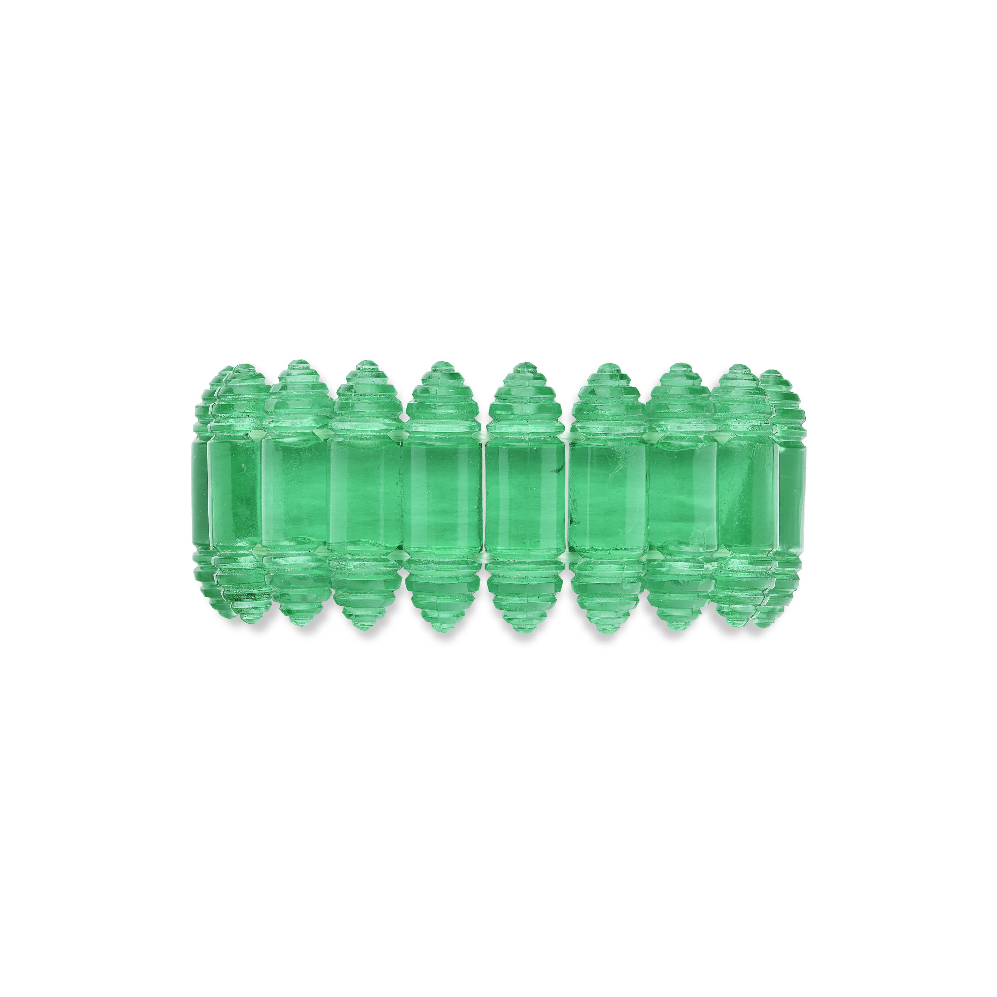 LALIQUE BRACELET VERRE MOULÉ 'RENAISSANCE' image 2