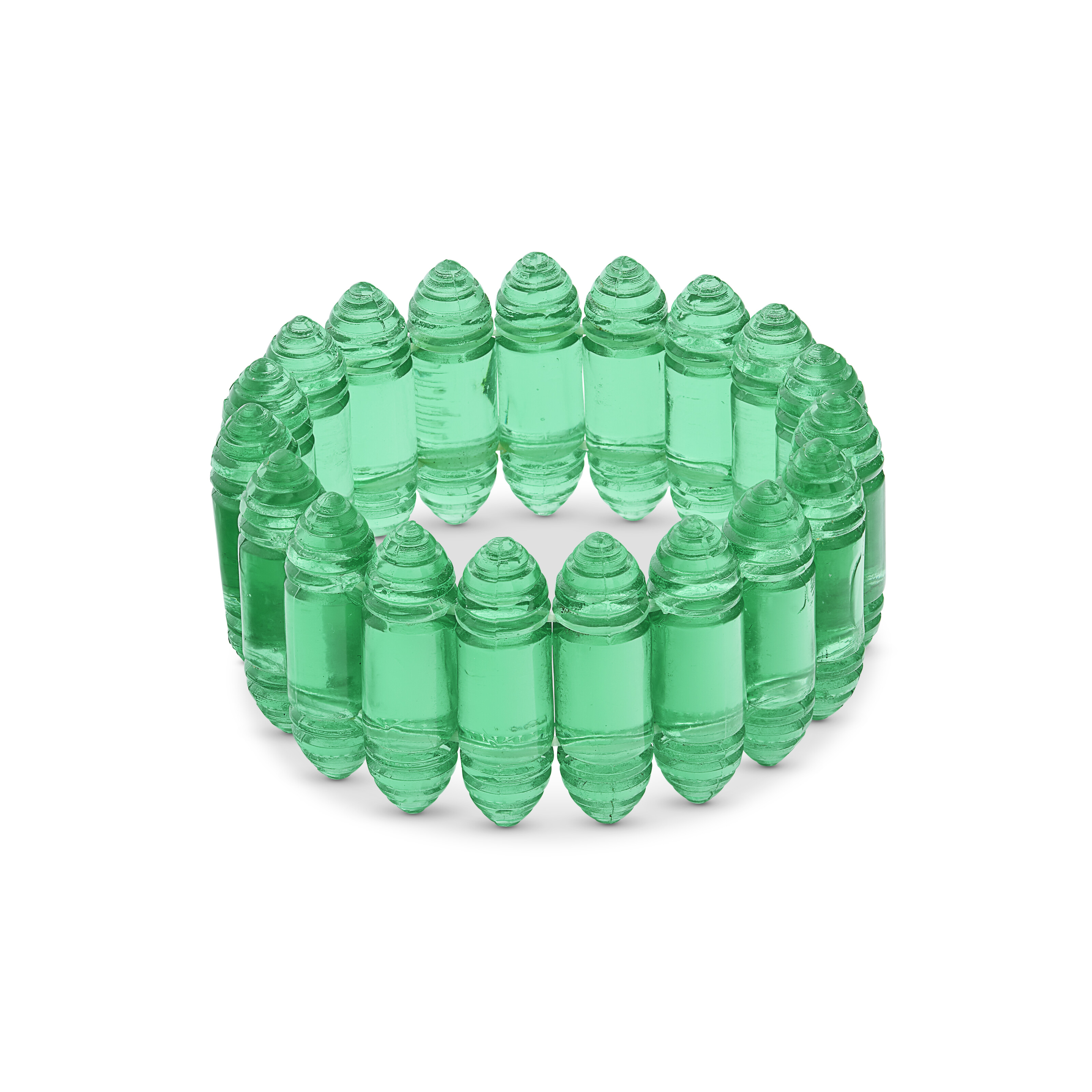 LALIQUE BRACELET VERRE MOULÉ 'RENAISSANCE' image 3