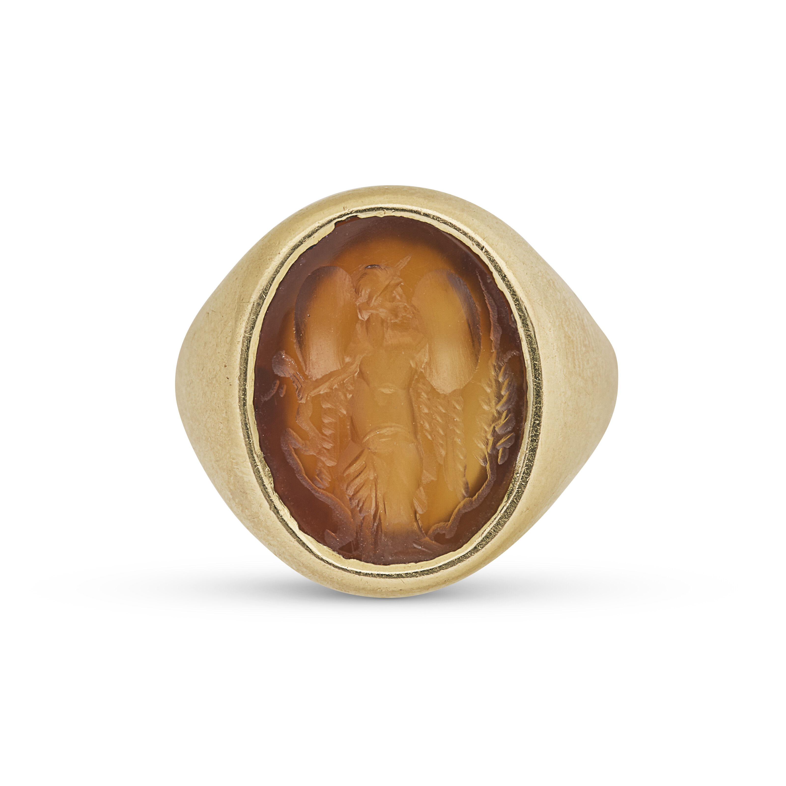 BULGARI BAGUE INTAILLE ONYX ACCOMPAGNÉE D'UNE BAGUE INTAILLE CORNALINE image 7