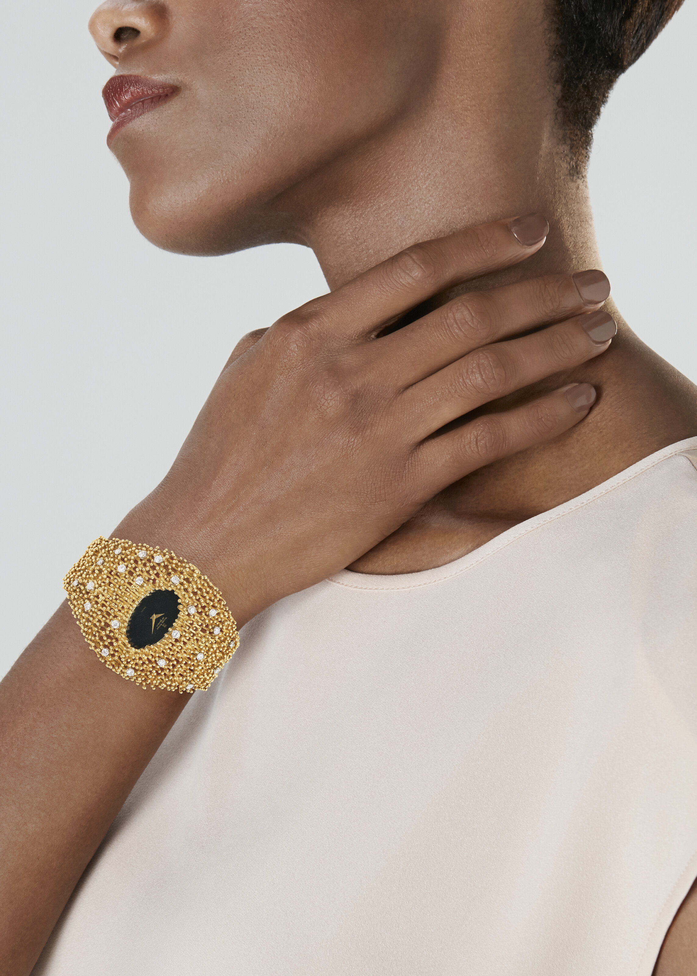 MONTRE ROYALE DE GENÈVE MONTRE ONYX ET DIAMANTS image 4