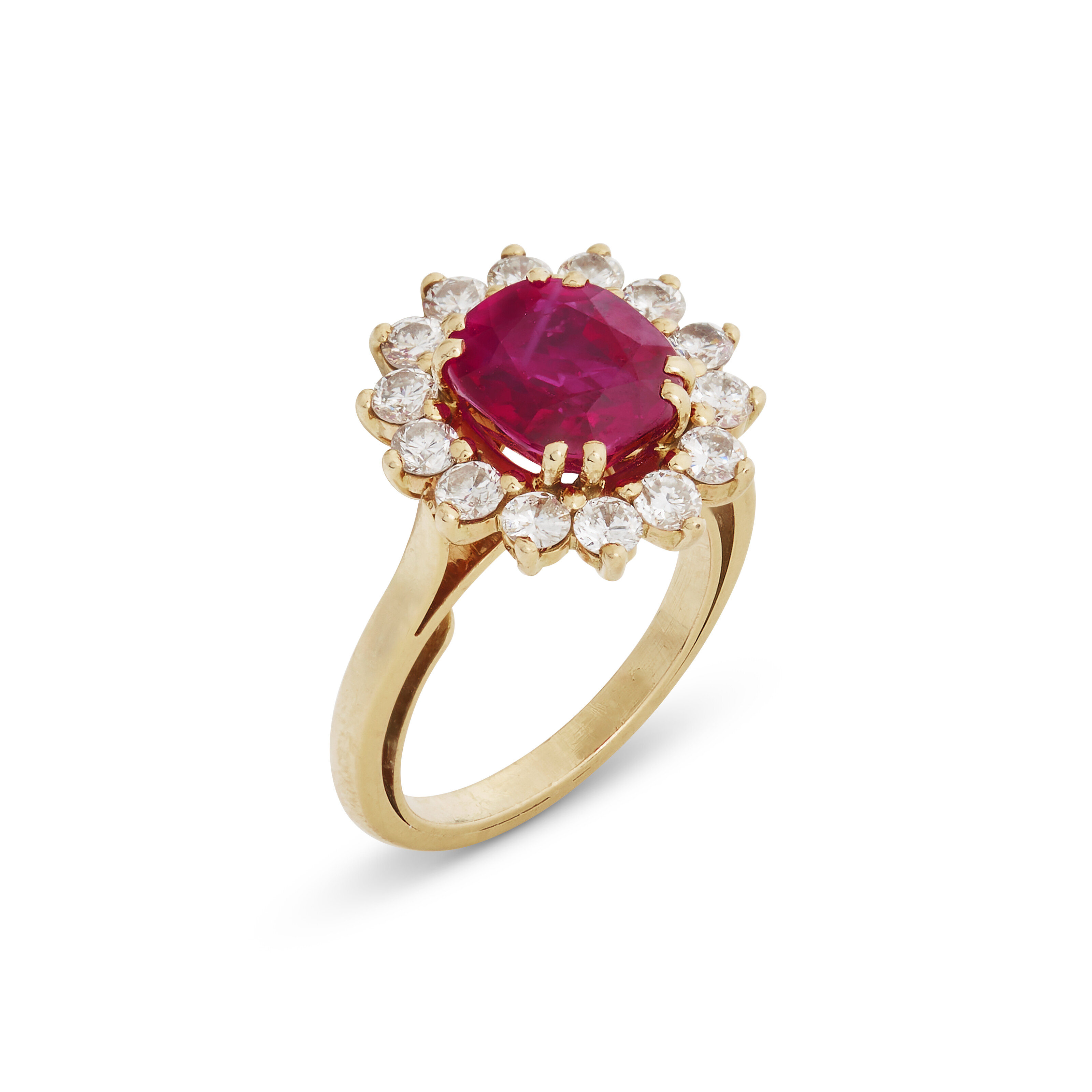 BAGUE RUBIS ET DIAMANTS image 2