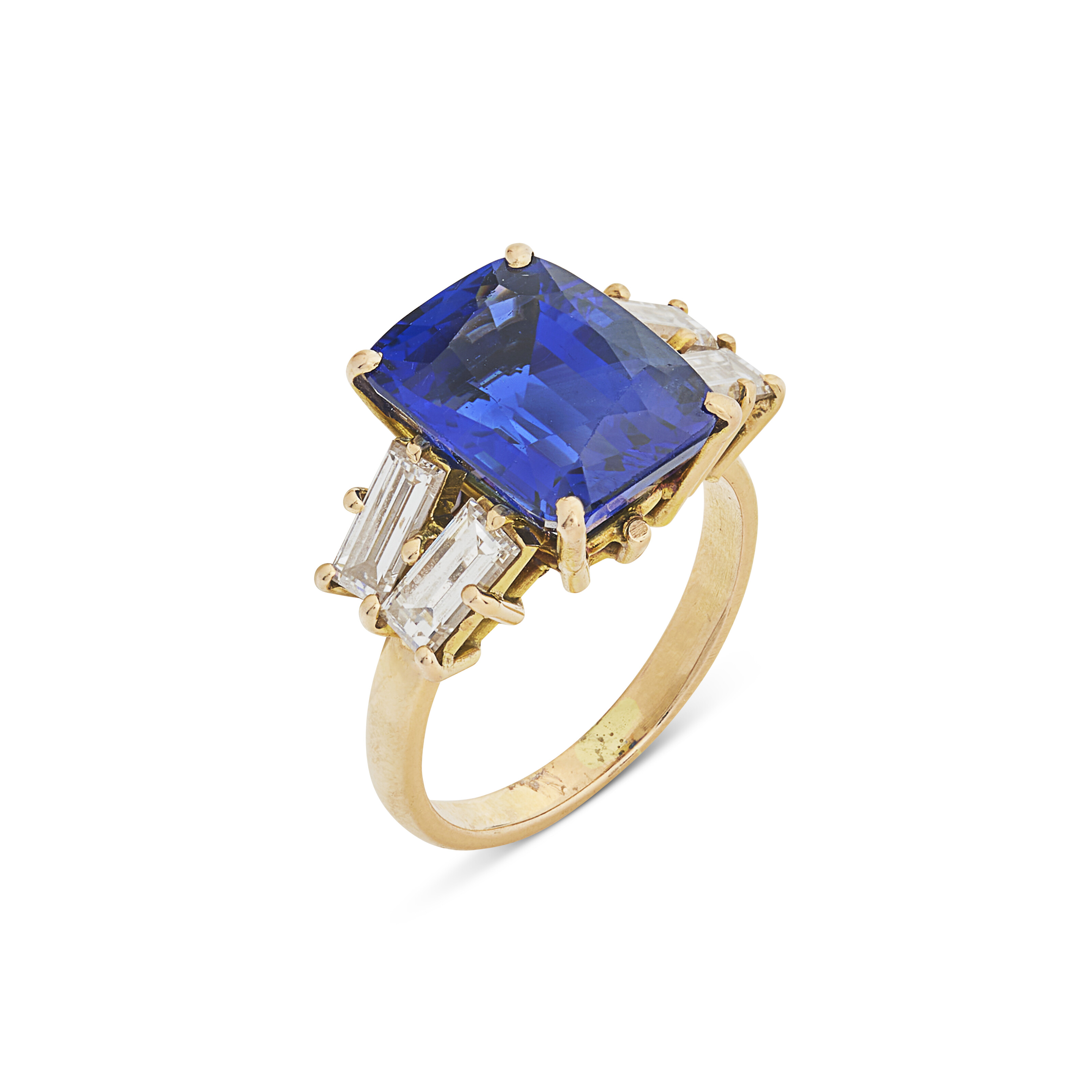 BAGUE SAPHIR ET DIAMANTS image 2