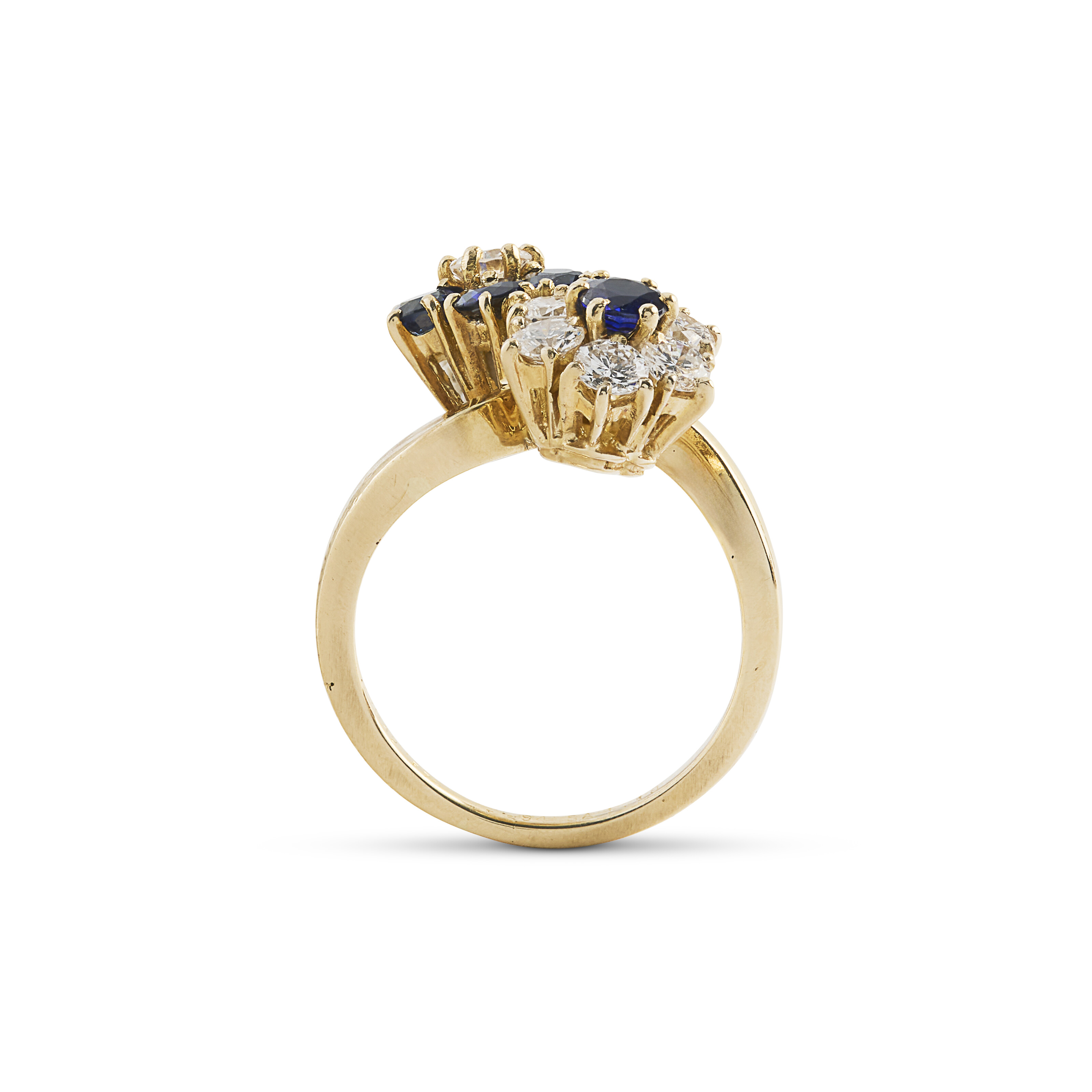 NO RESERVE - VAN CLEEF & ARPELS BAGUE SAPHIRS ET DIAMANTS image 3