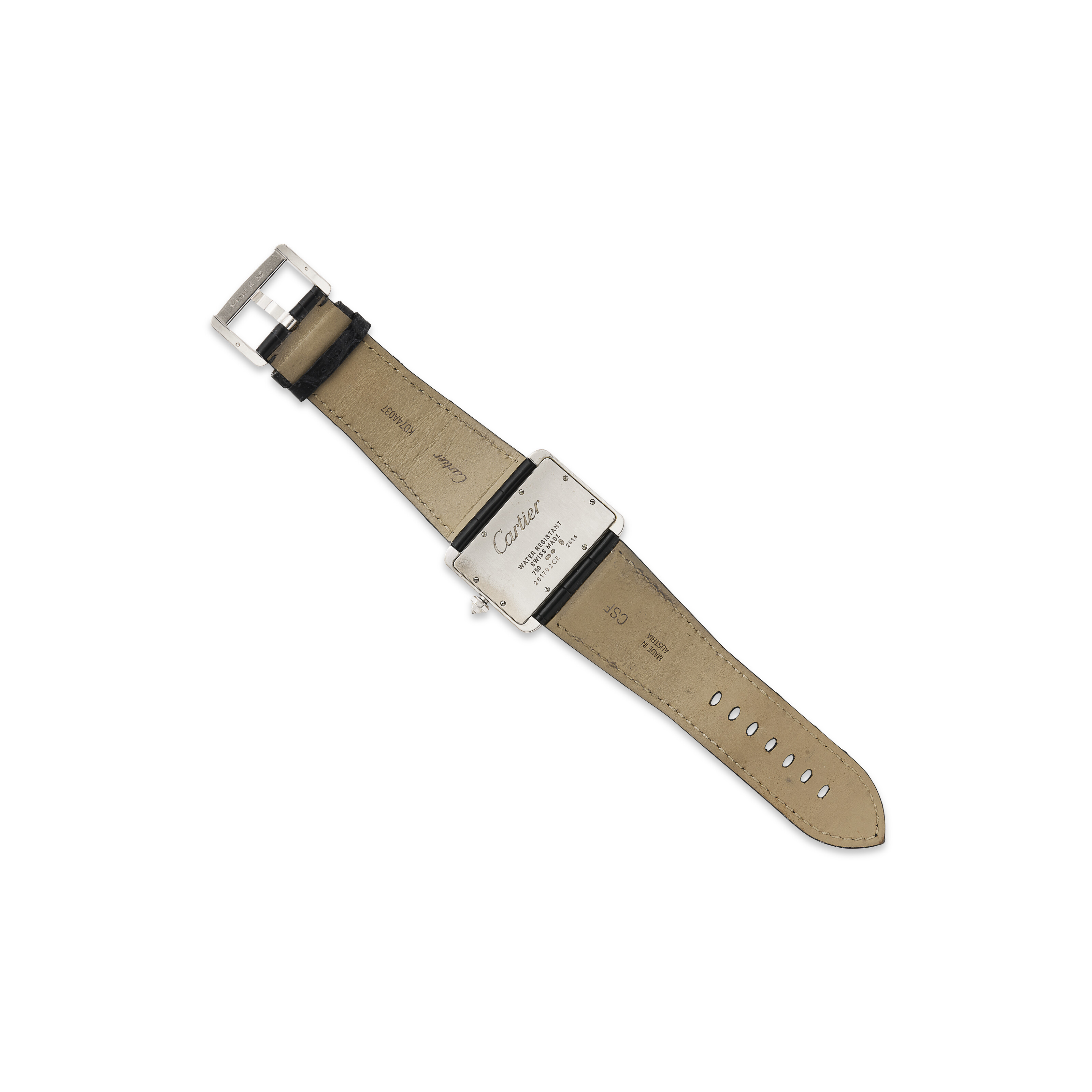 CARTIER MONTRE DIAMANTS 'TANK DIVAN' image 3