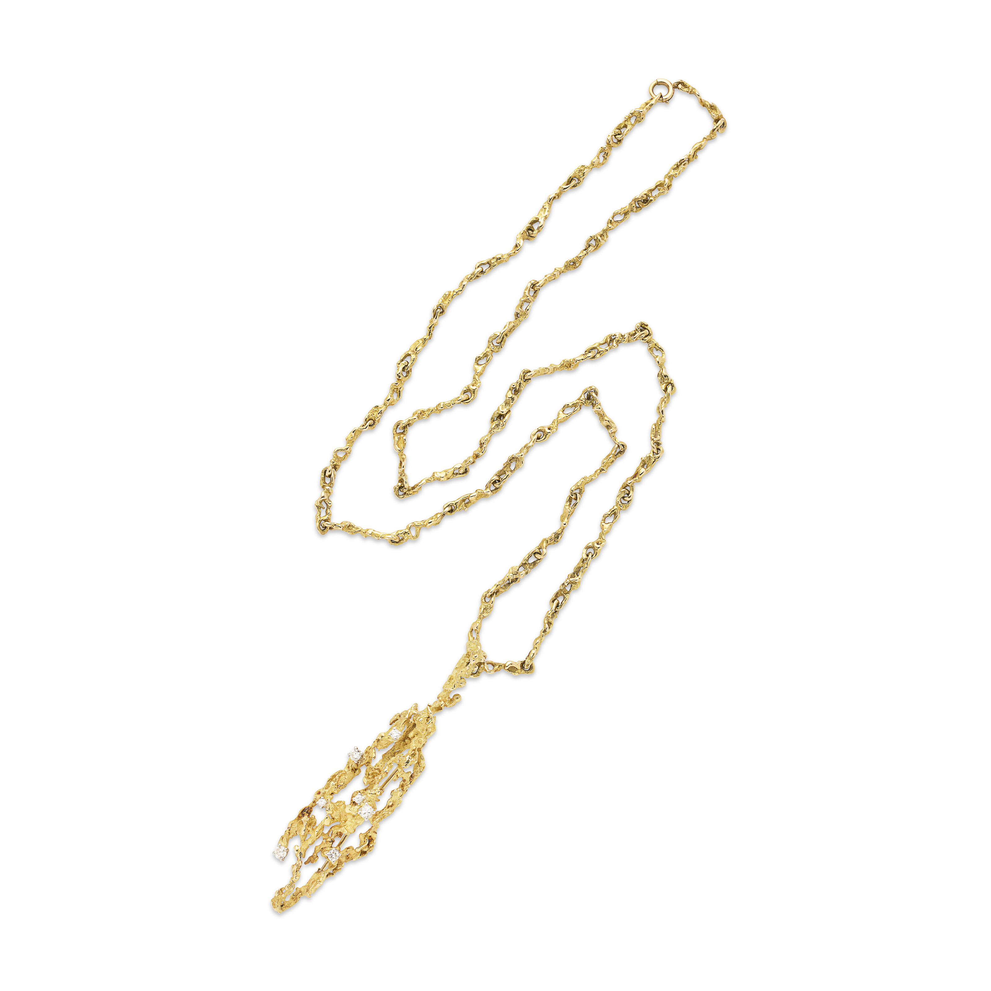 JEAN VENDOME SAUTOIR TRANSFORMABLE DIAMANTS LIGNE 'PÉPITE' image 2