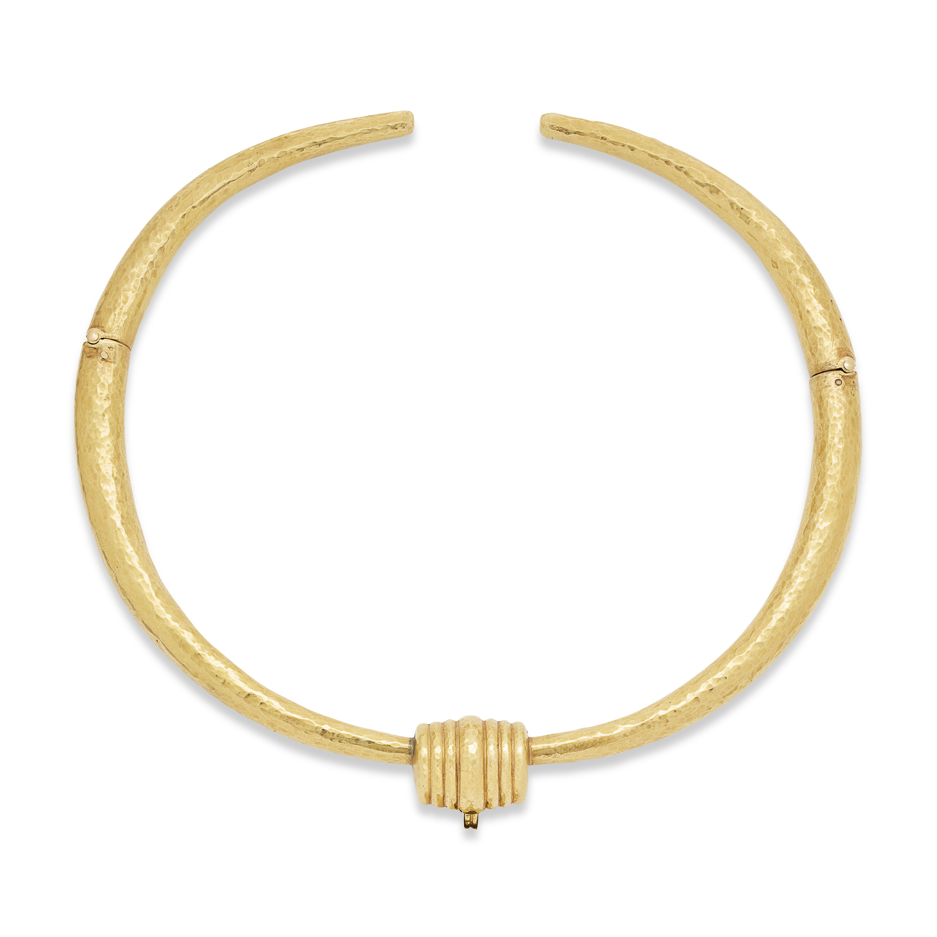 ILIAS LALAOUNIS COLLIER TRANSFORMABLE ET PAIRE DE BOUCLES D’OREILLES OR NON SIGNÉE image 5