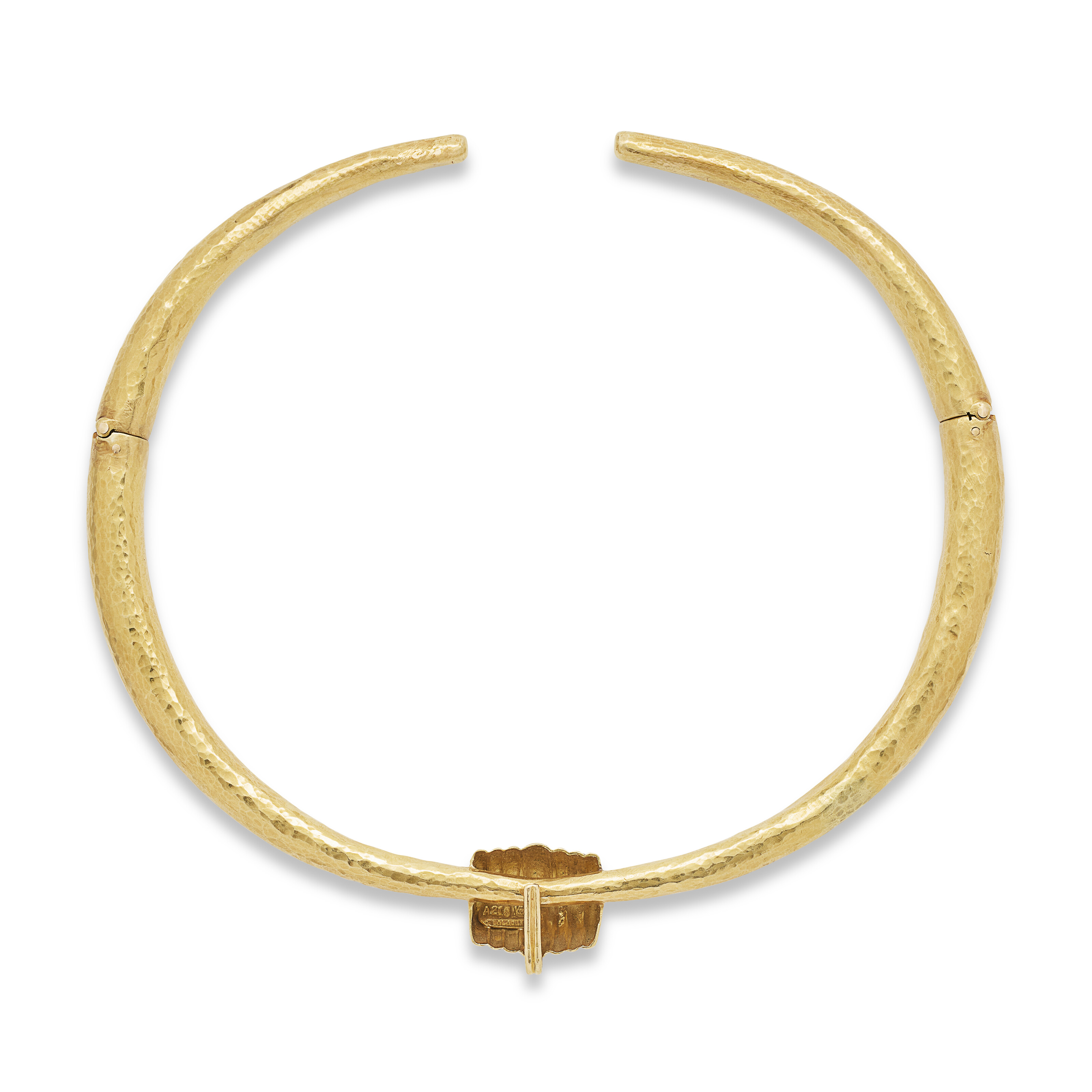 ILIAS LALAOUNIS COLLIER TRANSFORMABLE ET PAIRE DE BOUCLES D’OREILLES OR NON SIGNÉE image 6