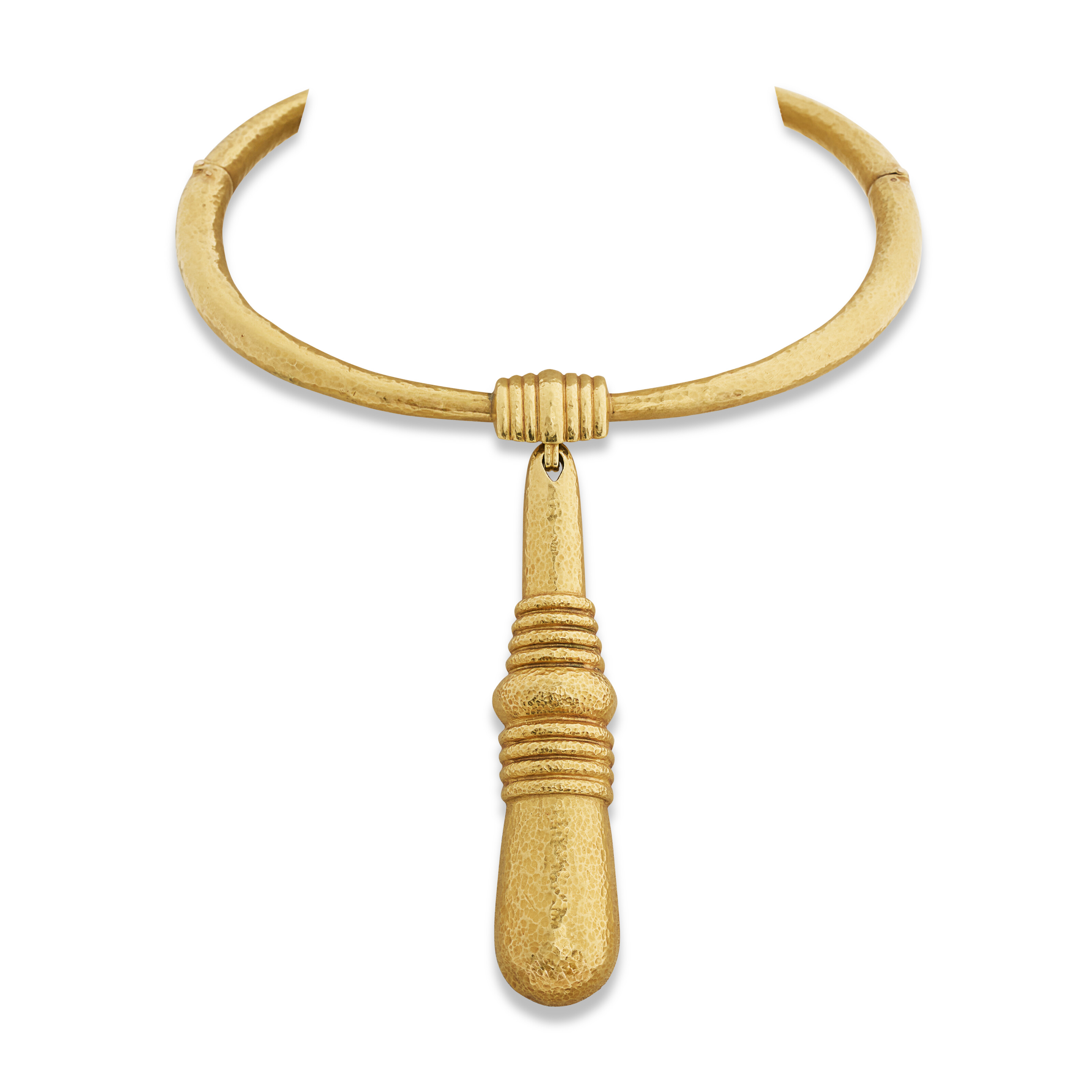 ILIAS LALAOUNIS COLLIER TRANSFORMABLE ET PAIRE DE BOUCLES D’OREILLES OR NON SIGNÉE image 7