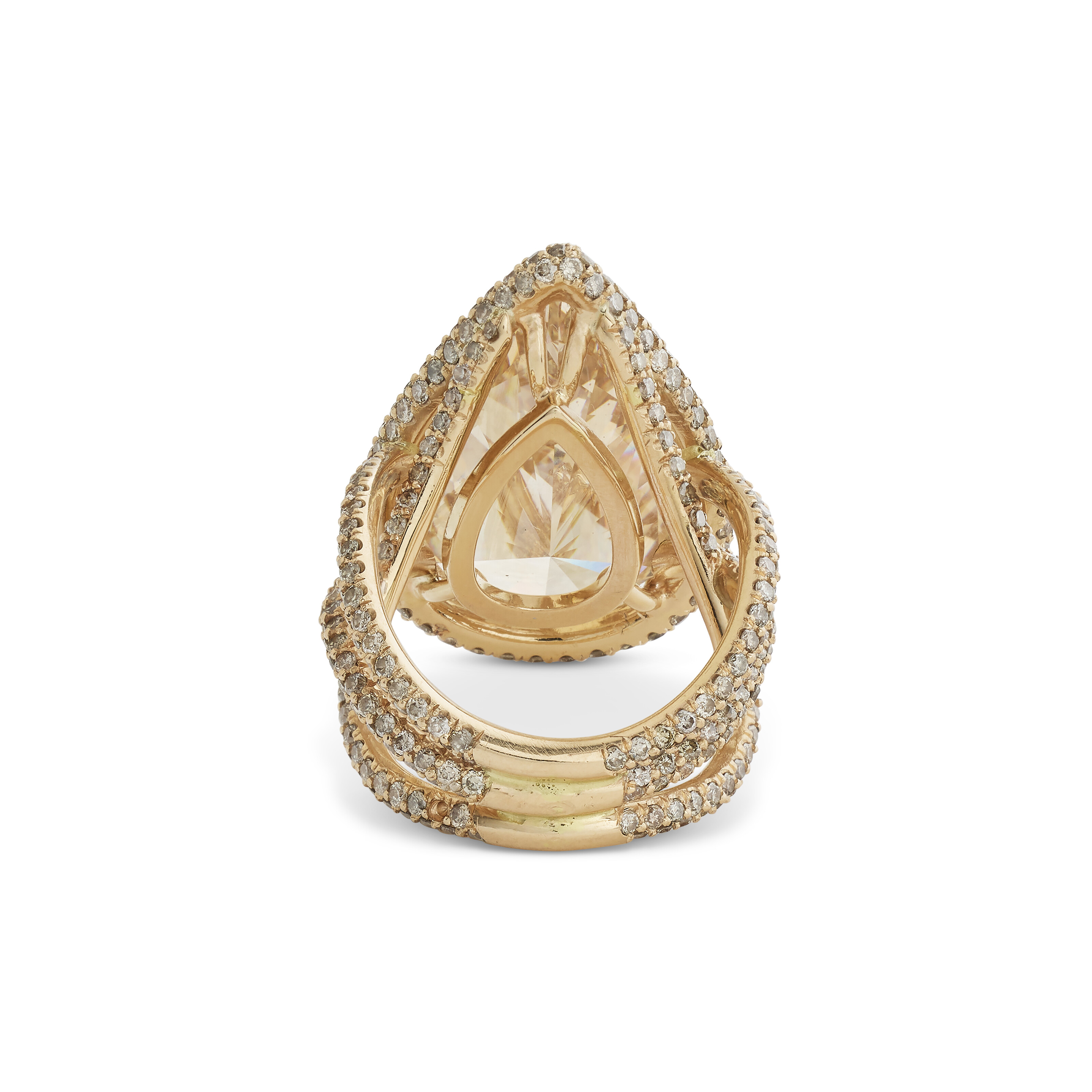 BAGUE DIAMANT DE COULEUR ET DIAMANTS image 4