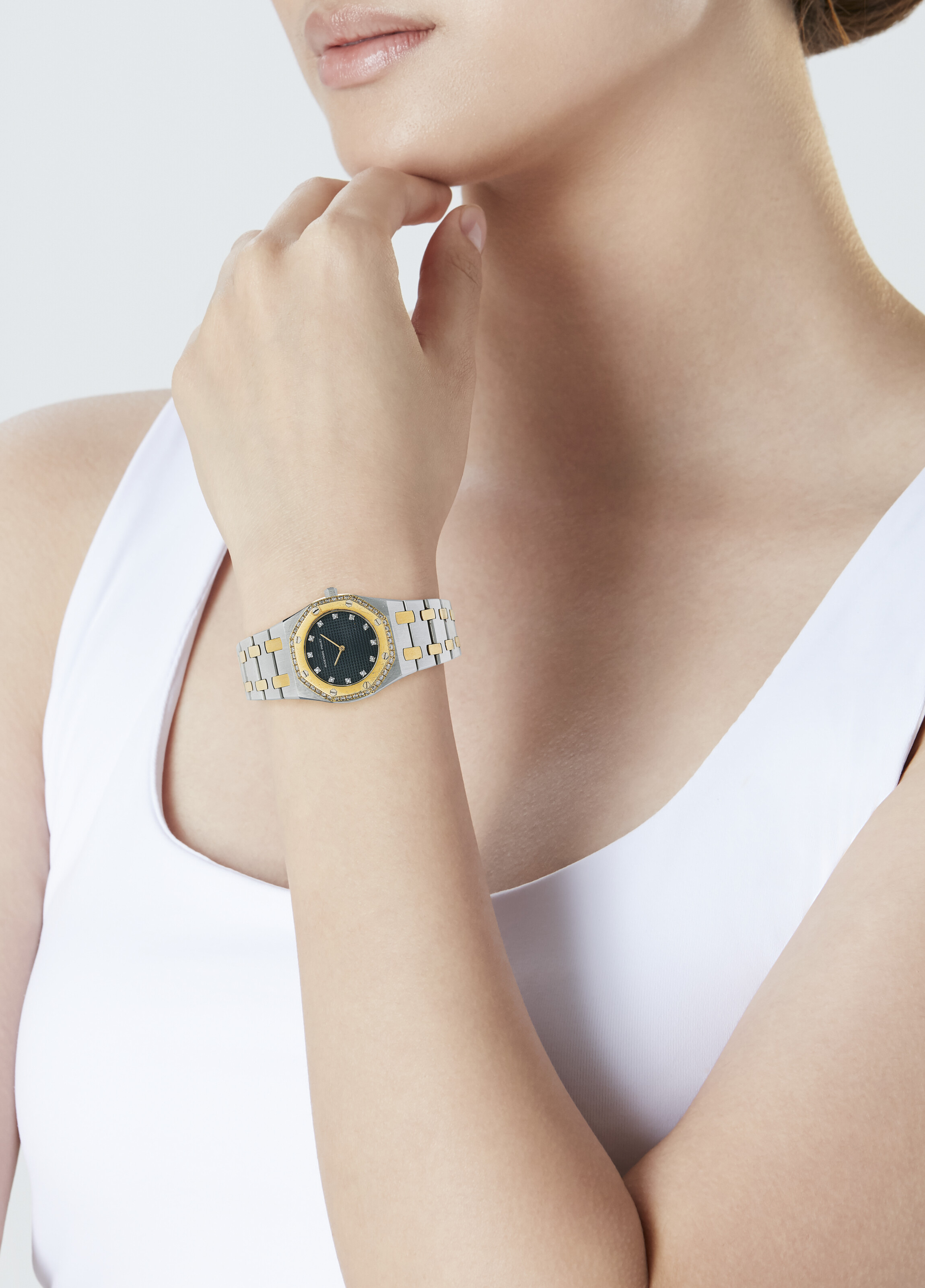 NO RESERVE - AUDEMARS PIGUET MONTRE DIAMANTS 'ROYAL OAK' image 4