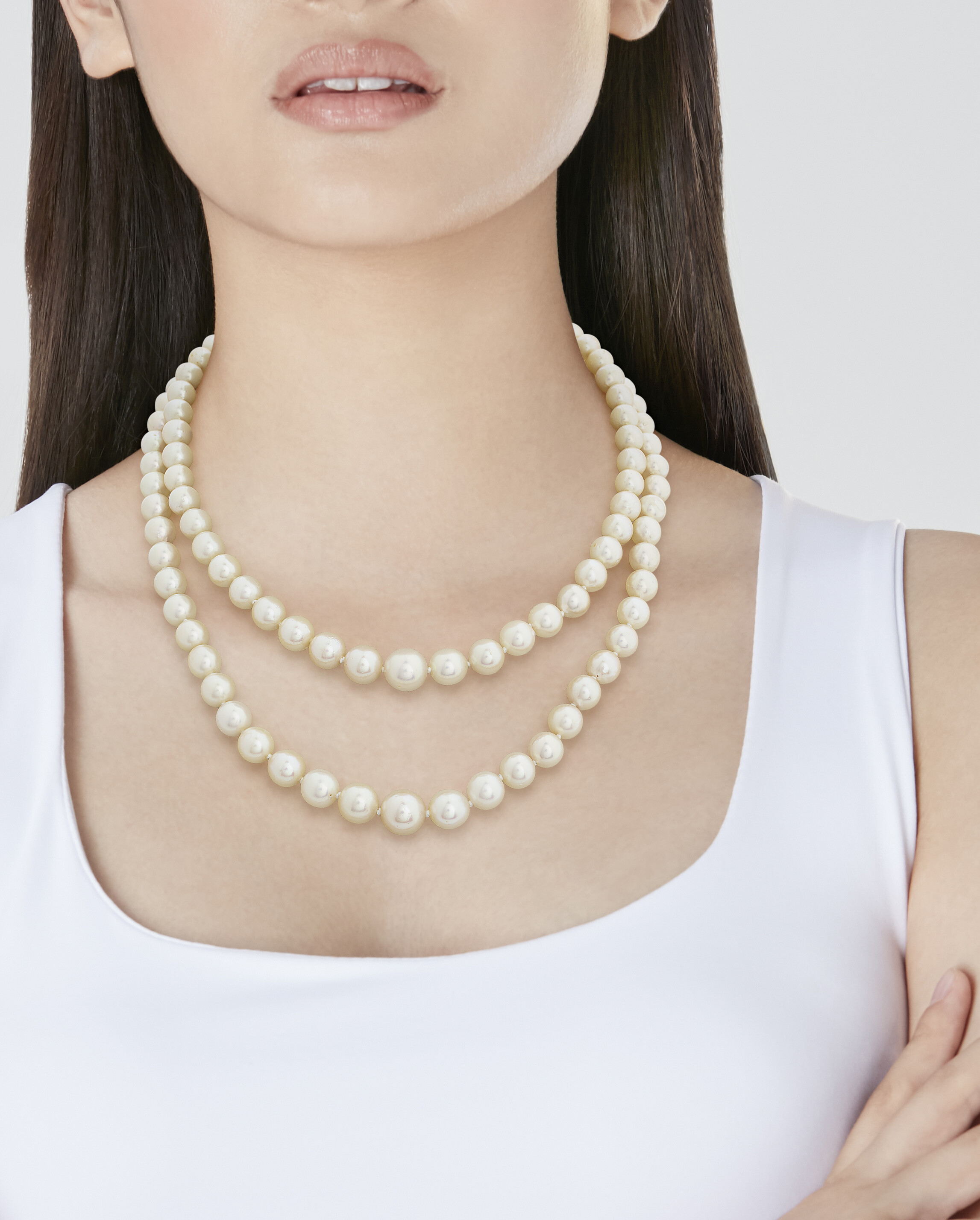 MONTURE VAN CLEEF & ARPELS COLLIER PERLES DE CULTURE ET DIAMANTS image 5